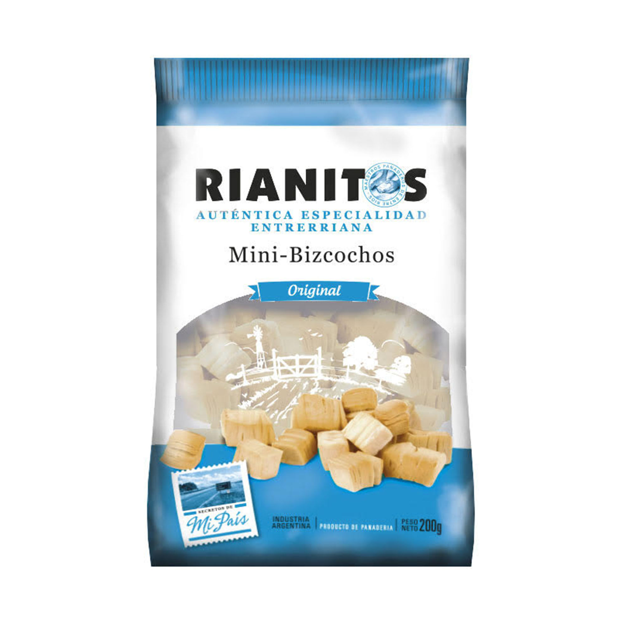Mini bizcochos Rianitos original 200 g.