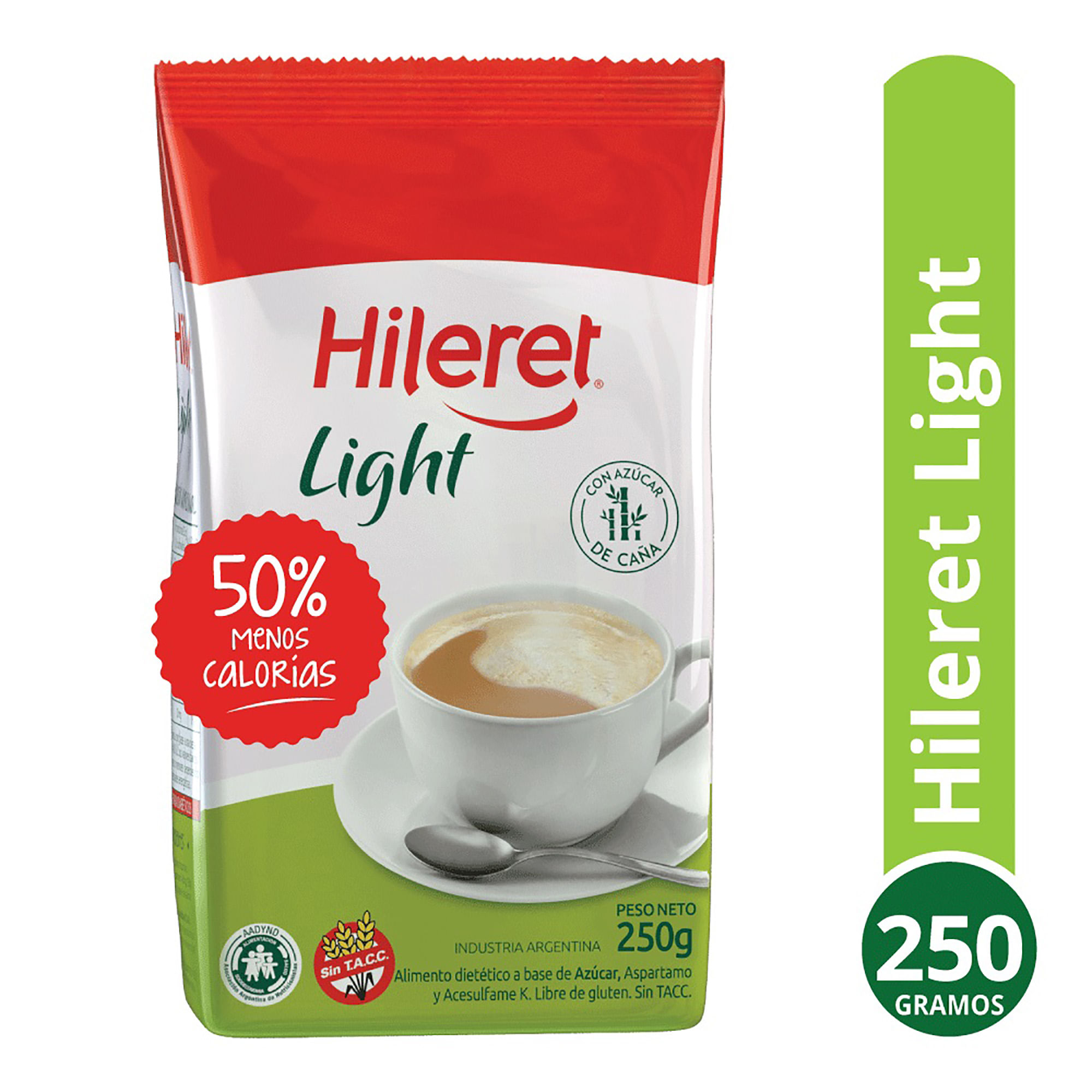 Azúcar Hileret light 250 g.