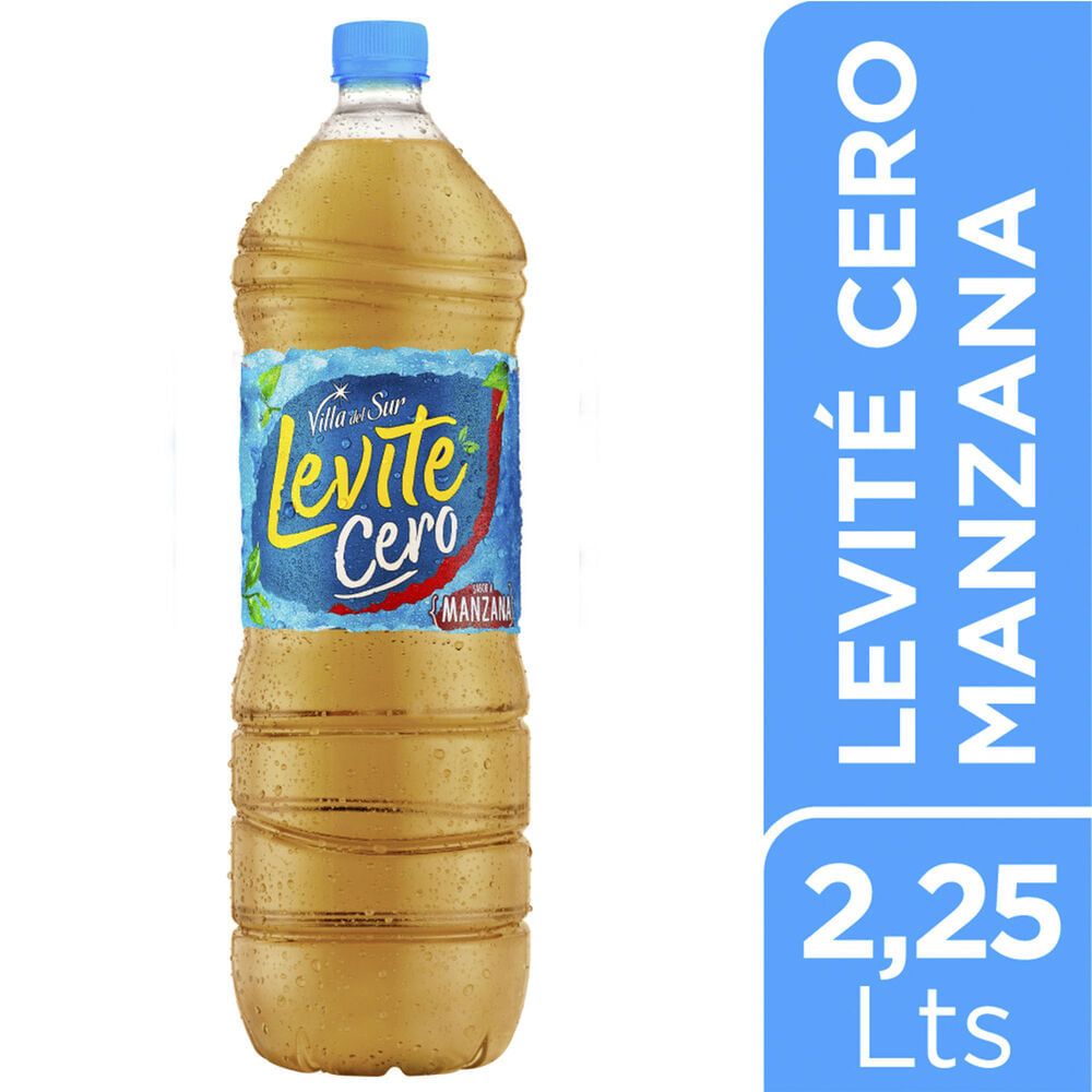 Agua saborizada de manzana Levité cero 2,25 lts