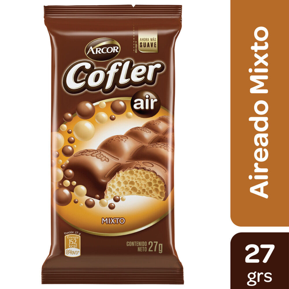 Chocolate Cofler Air mixto 27 g.