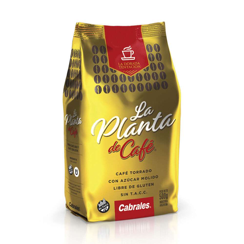 Café Torrado molido La planta de Café Cabrales 500 g.