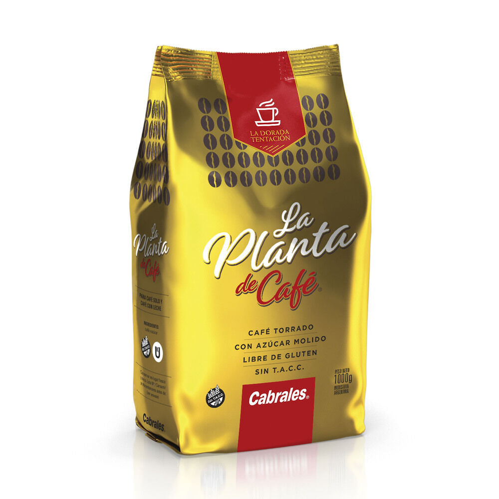 Café Torrado molido La Planta de Café Cabrales 1 kg.