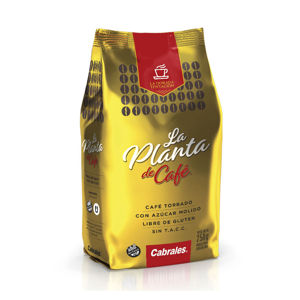 Café Torrado molido La Planta de Café Cabrales 250 g.