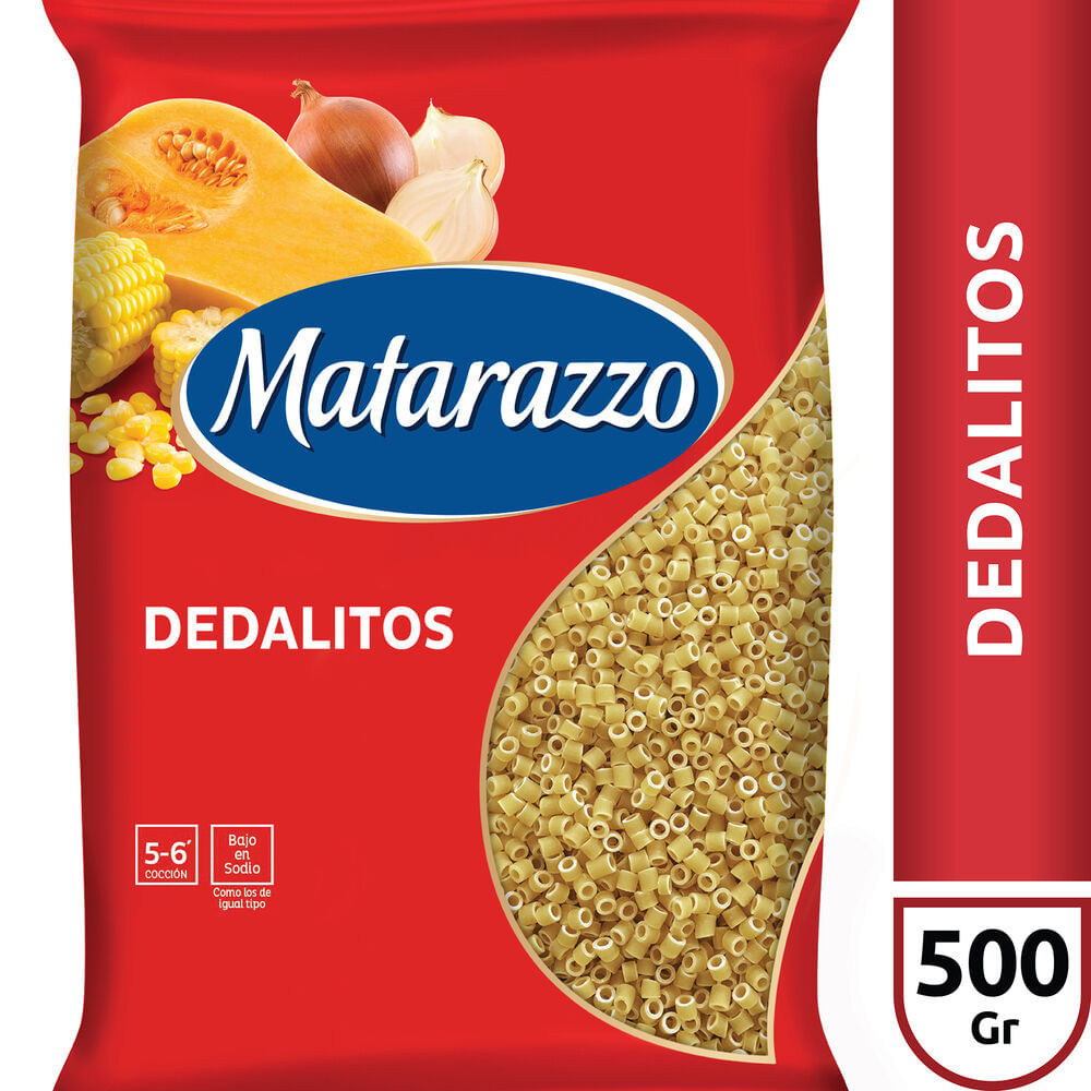 Fideos dedalitos Matarazzo 500 g.