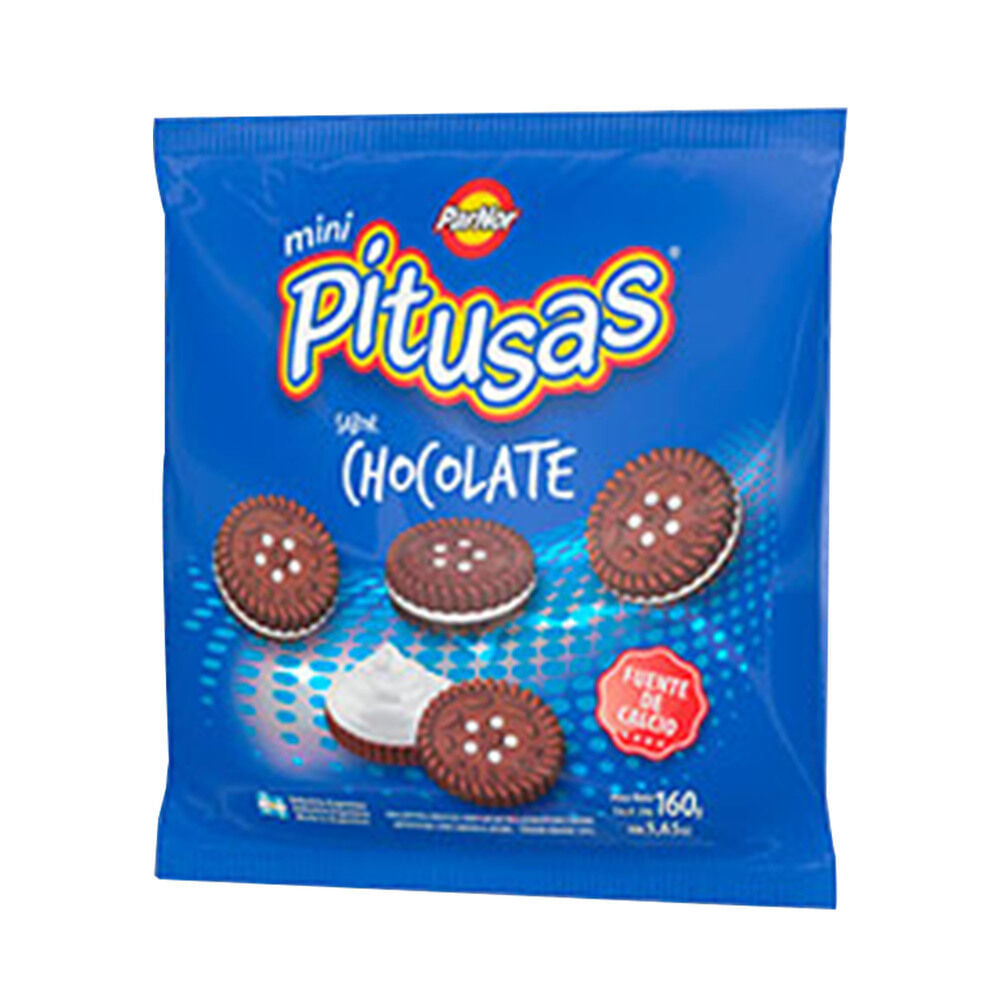 Galletitas Pítusas chocolate mini 160 g.