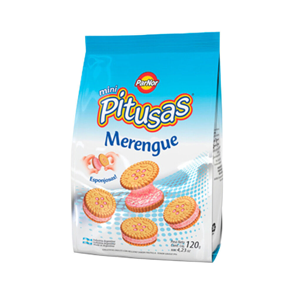 Galletitas Pítusas merengue mini 120 g.