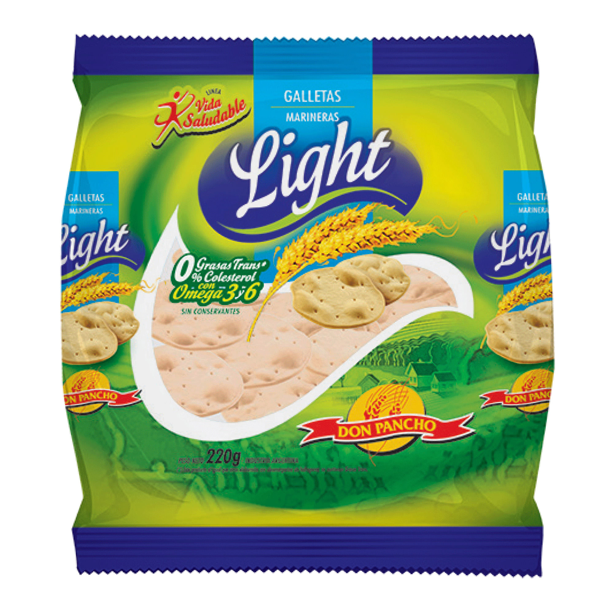 Galletitas marineras Don Pancho light 220 g.