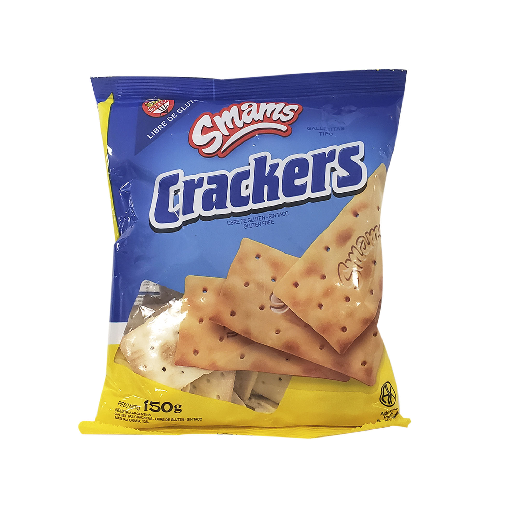 Galletas crackers Smams 150 g. sin TACC