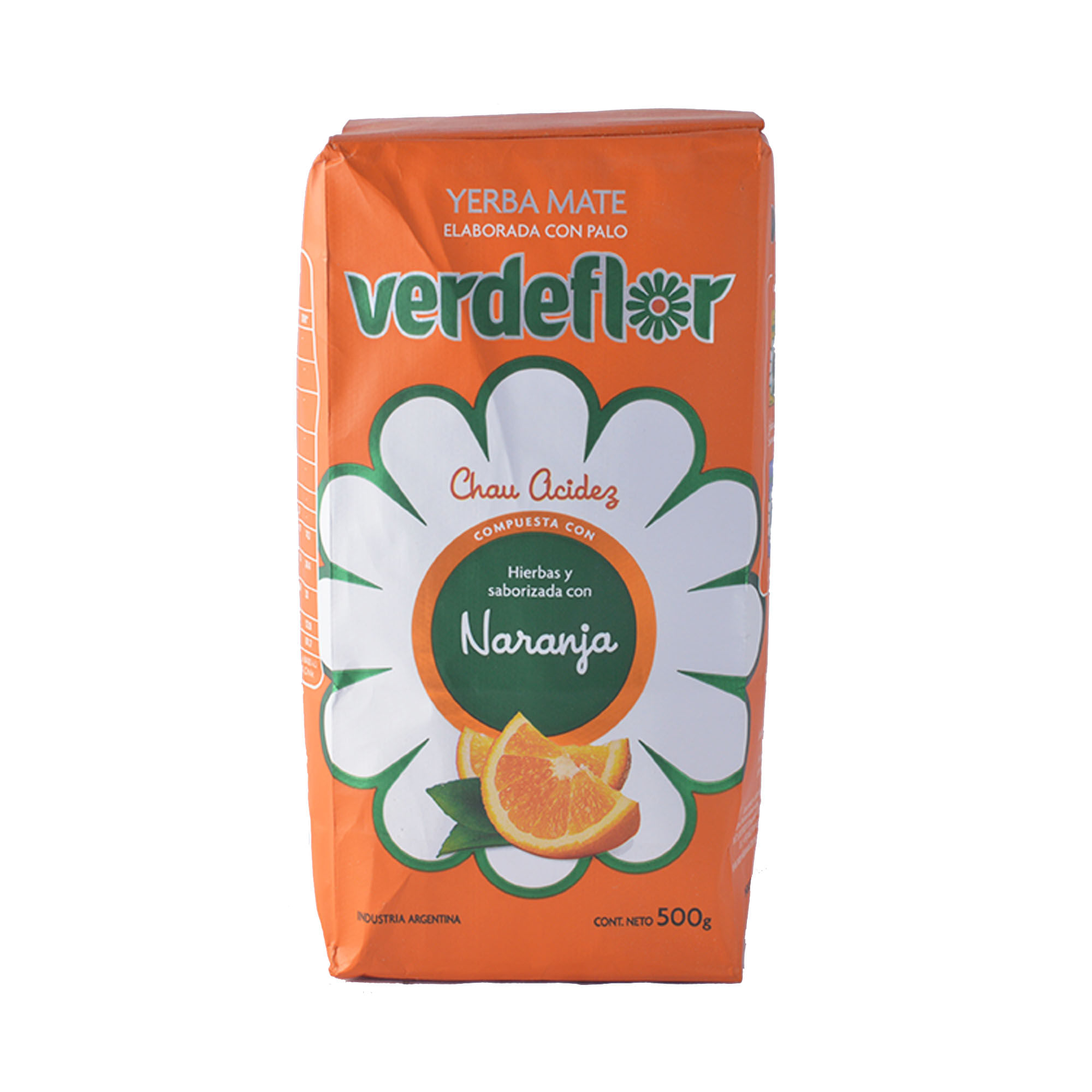 Yerba mate Verdeflor con naranja 500 g.