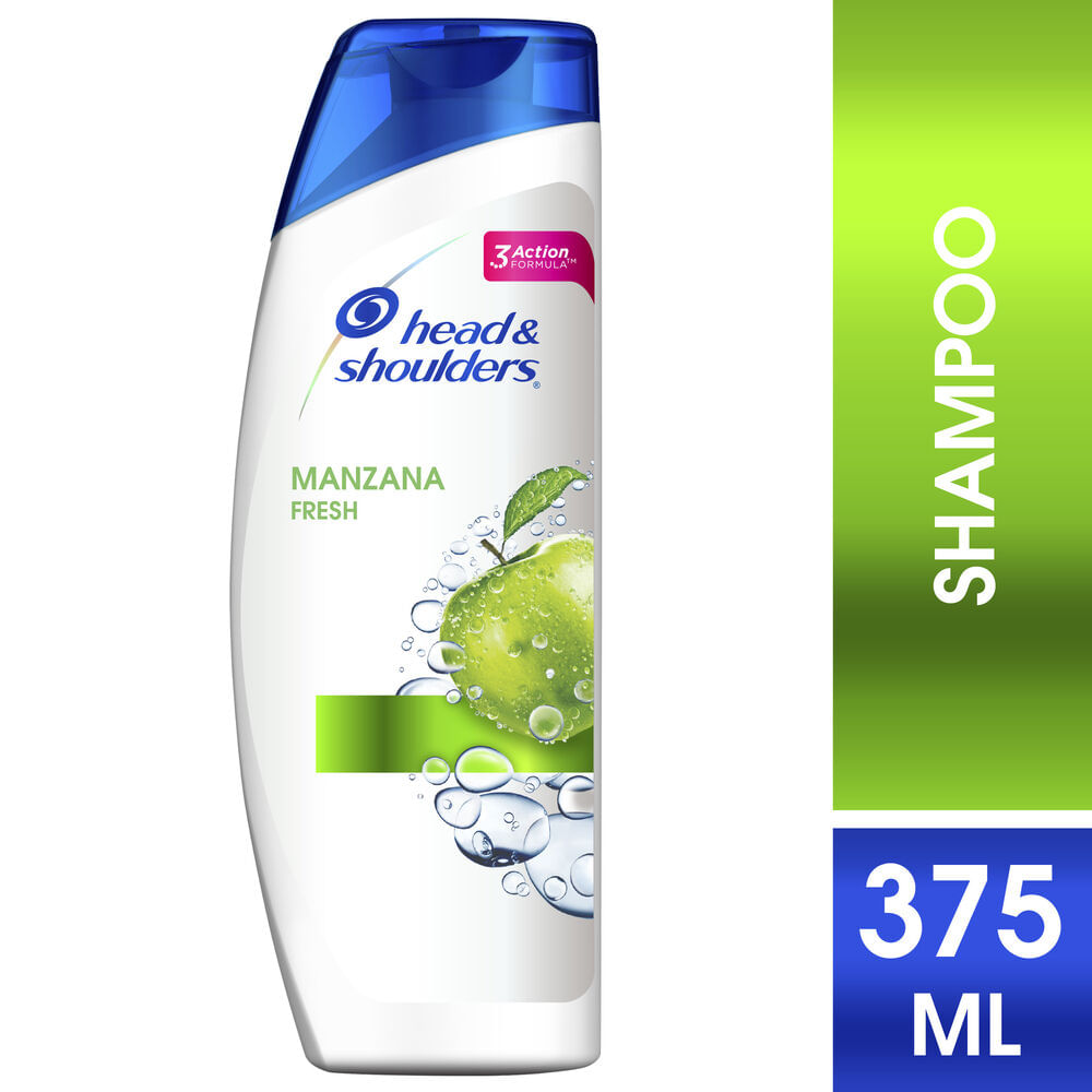 Shampoo Head & Shoulders manzana fresh 375 cc.