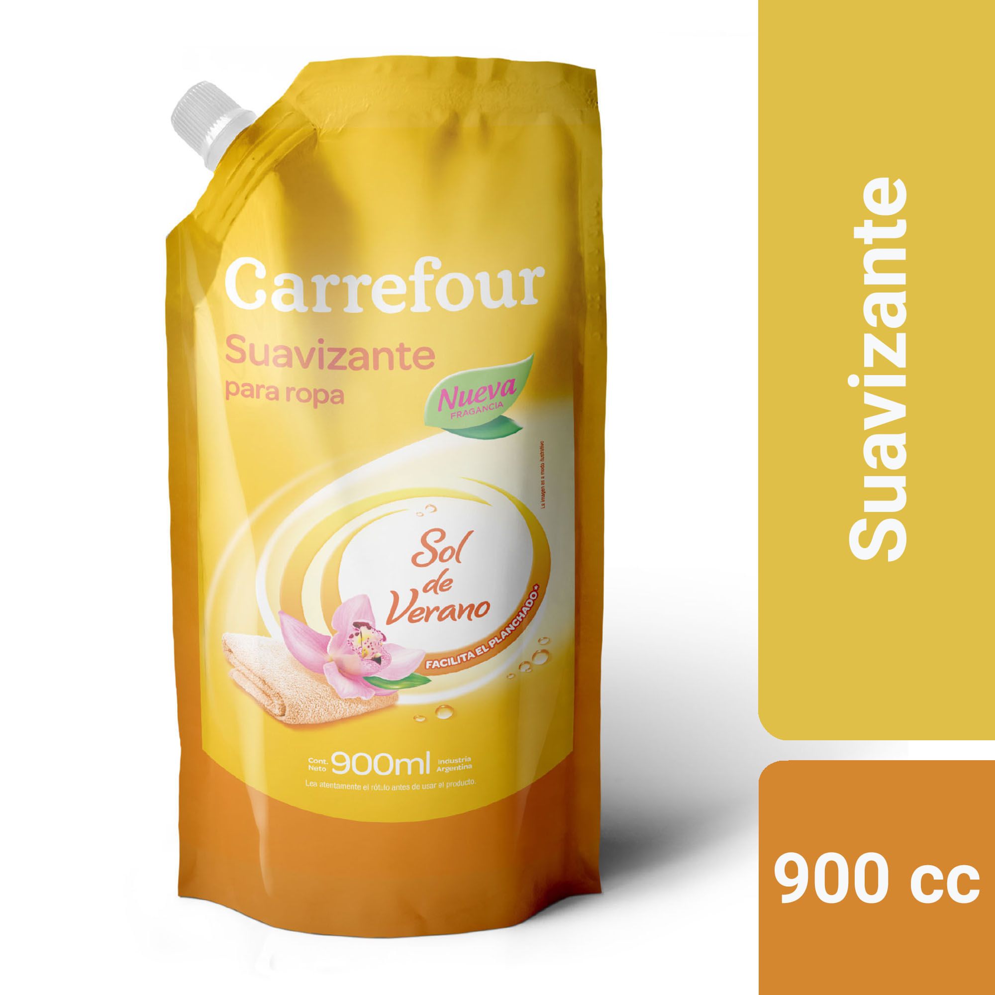 Suavizante para ropa Carrefour Sol de verano 900 cc.