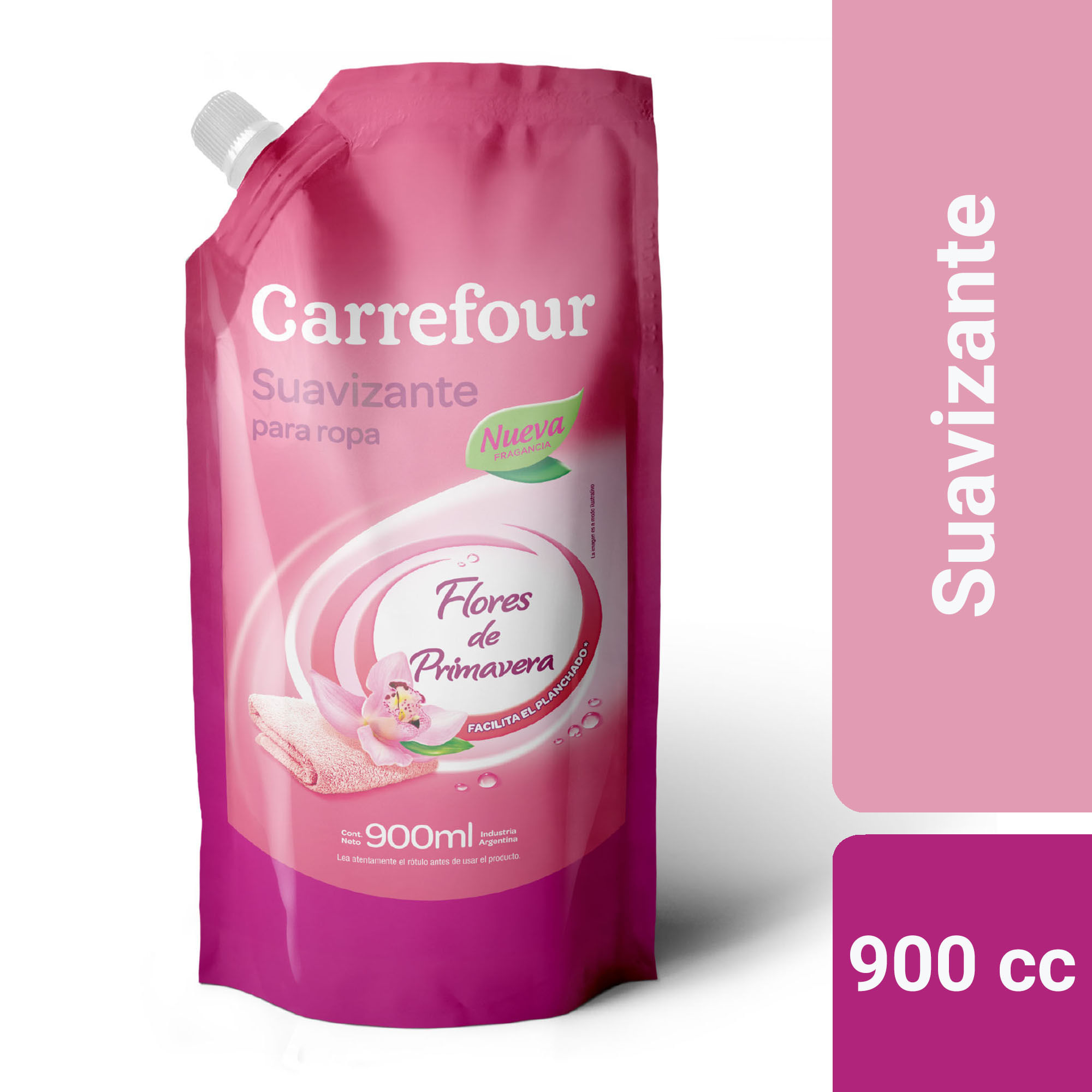 Suavizante para ropa Carrefour flores de primavera 900 cc.
