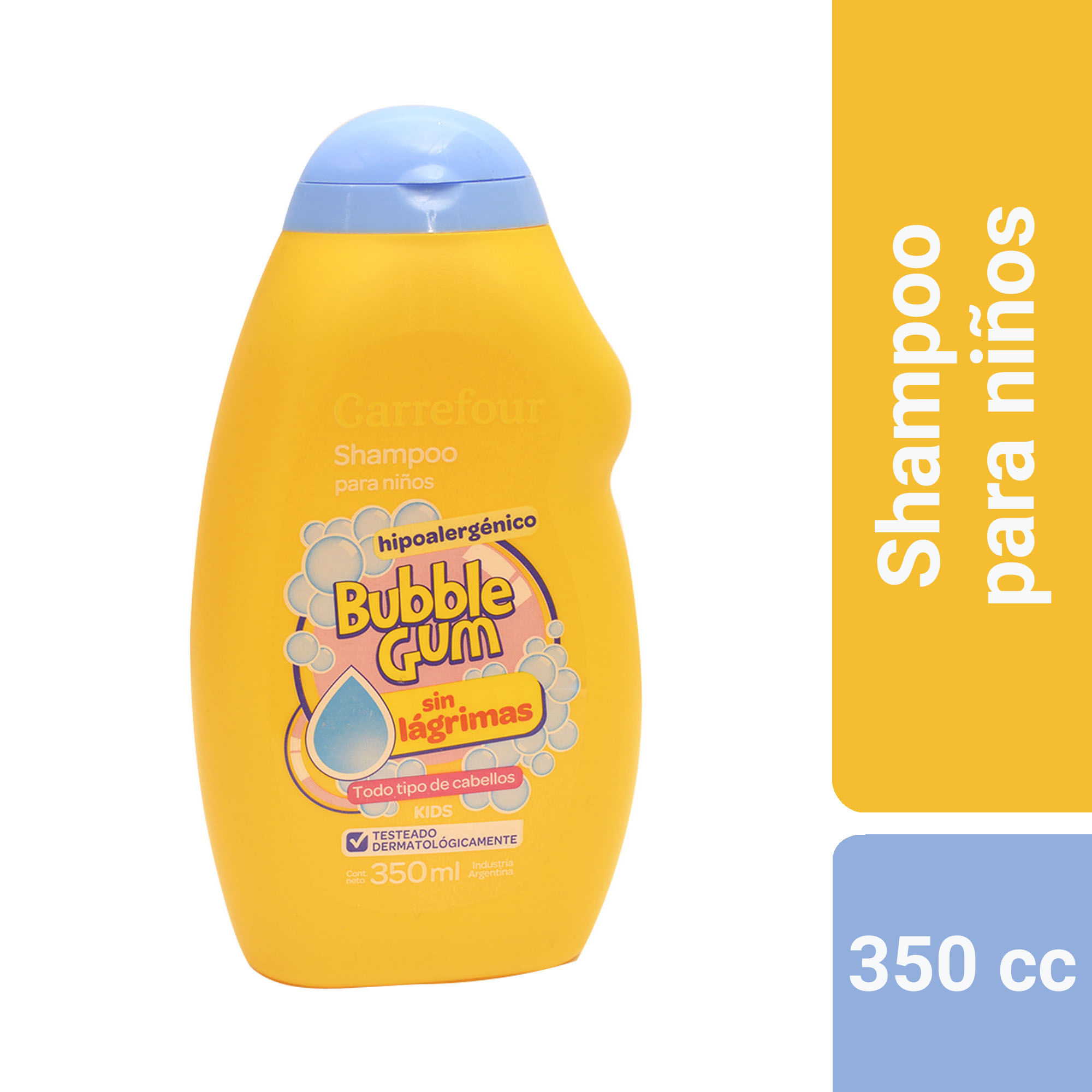 Shampoo Carrefour kids bubble gum 350 cc.