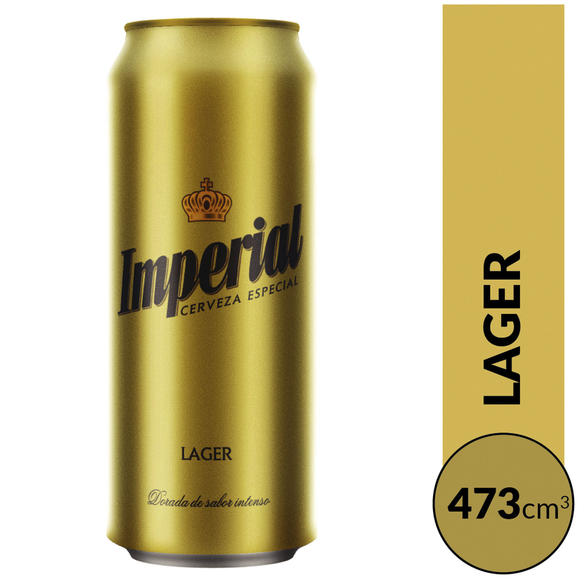 Cerveza rubia Imperial 473 ml