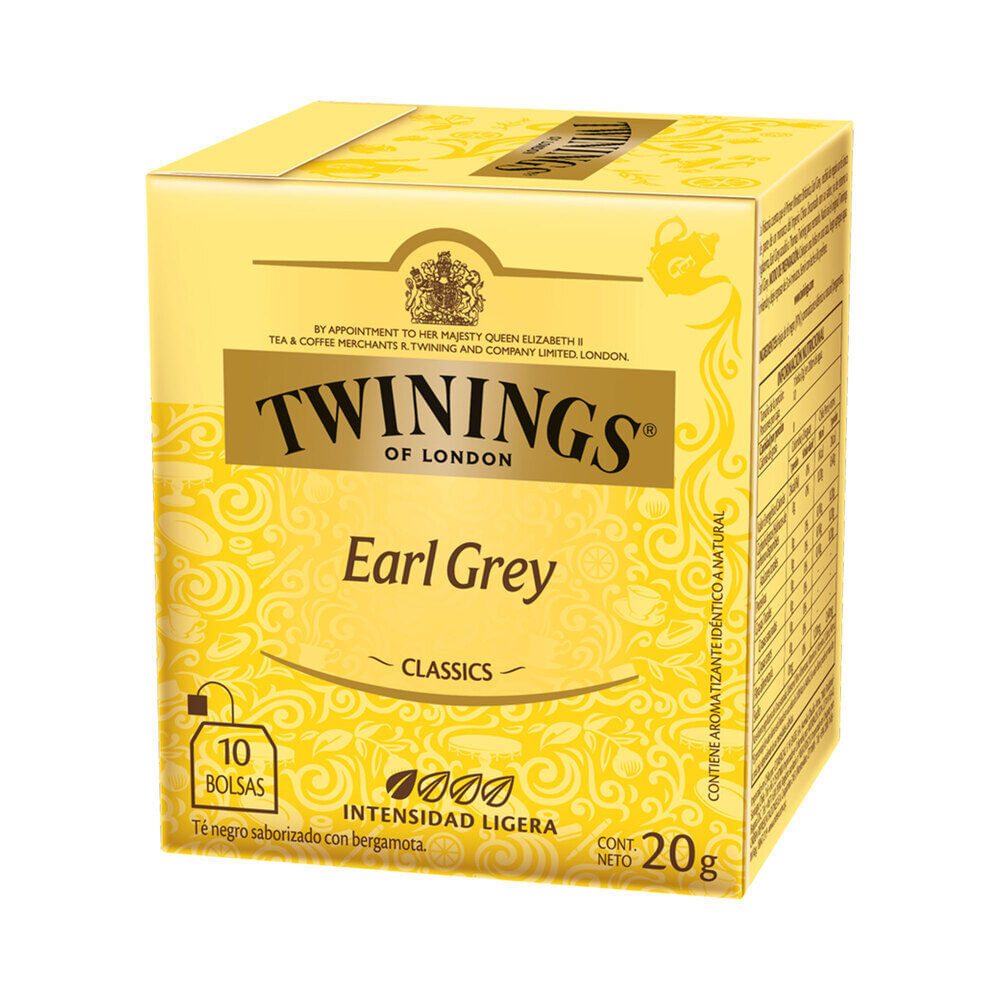 Té English Break en saquitos earl grey twinings 10 uni