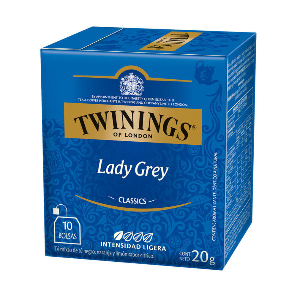 Té English Break en saquitos lady grey twinings 10 uni