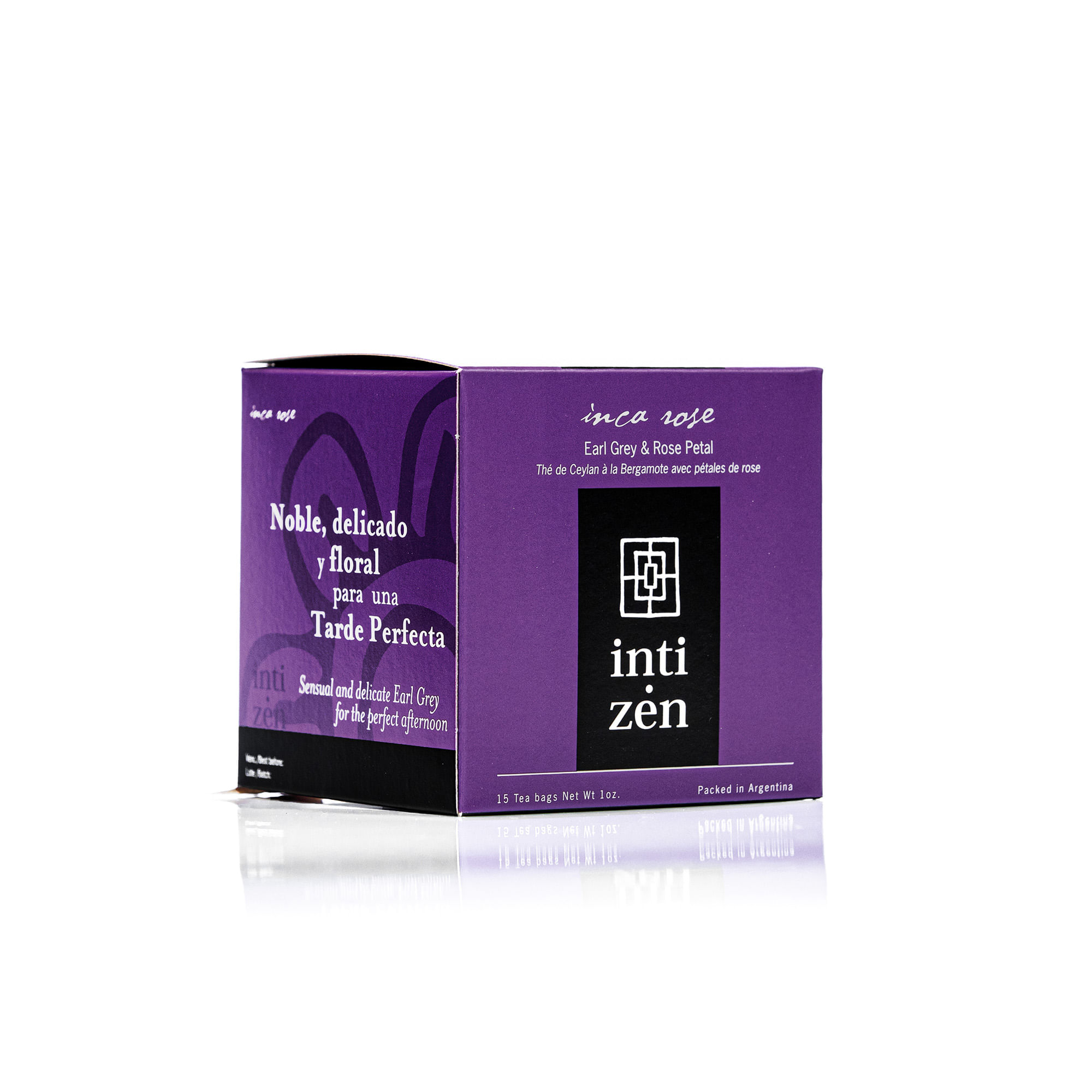 Té en saquitos Inti Zen inca earl grey y pétalos rosa 15 u.
