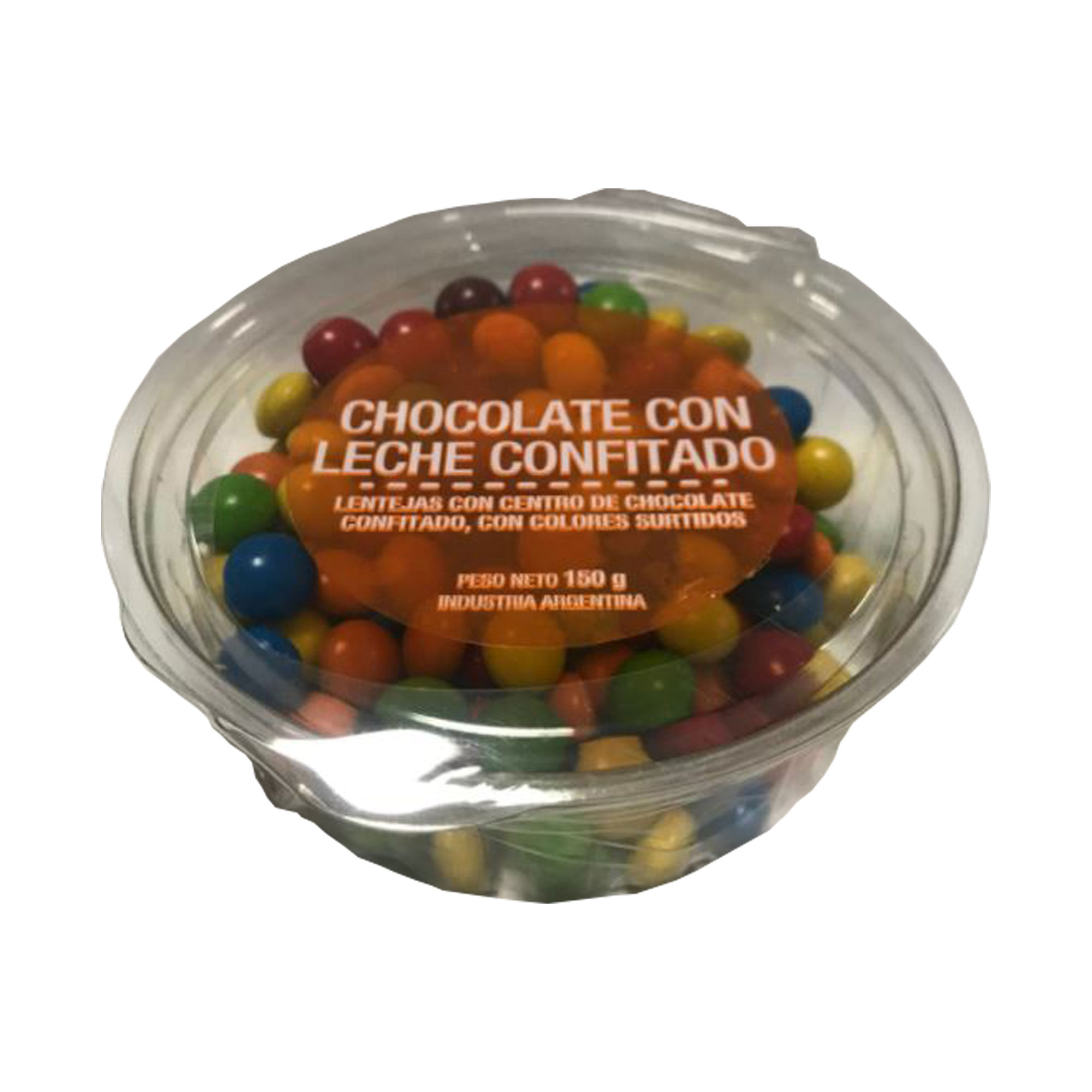 Lentejas de chocolate confitado 150 g.