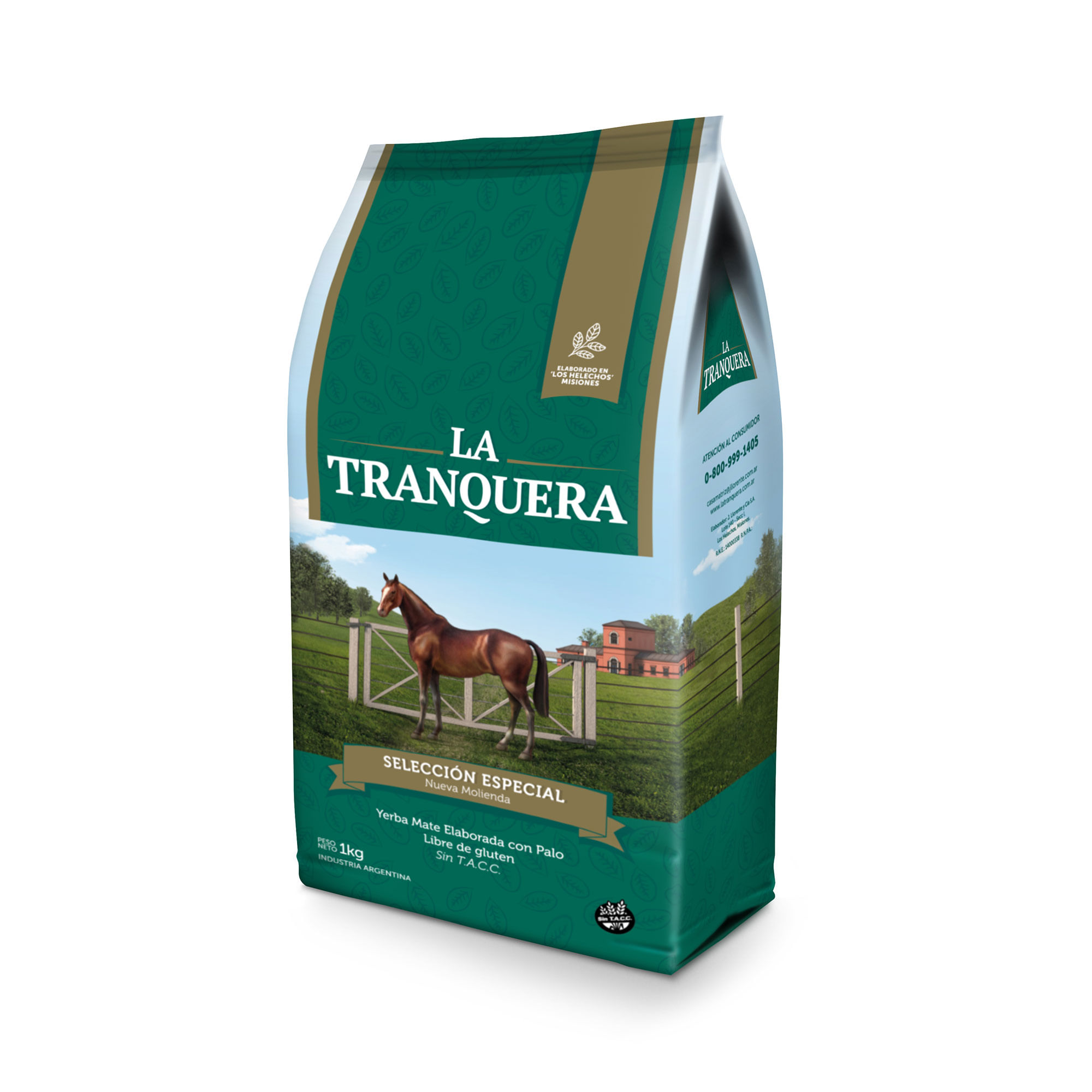 Yerba mate con palo especial La Tranquera 1 kg