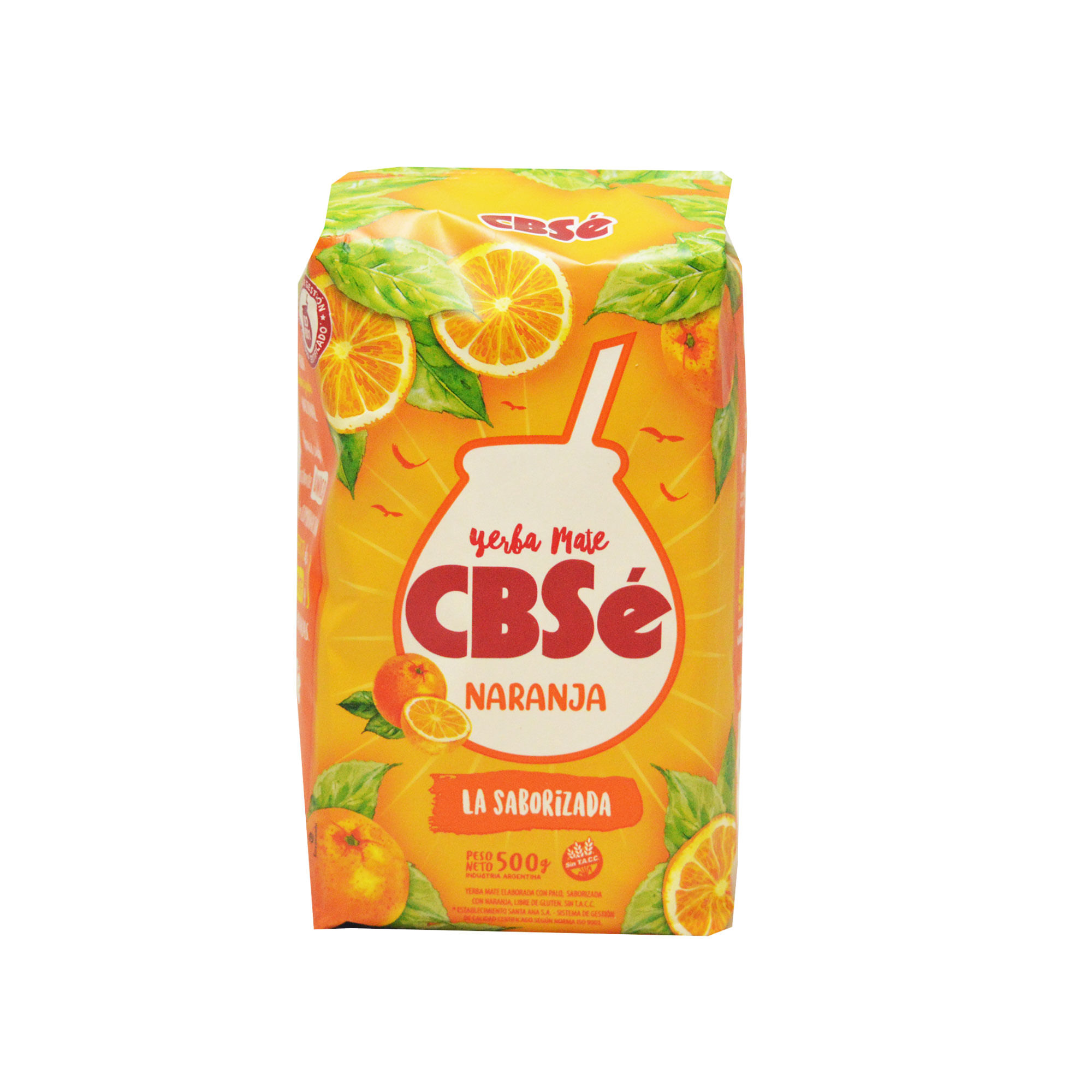 Yerba mate Cbsé naranja 500 g.