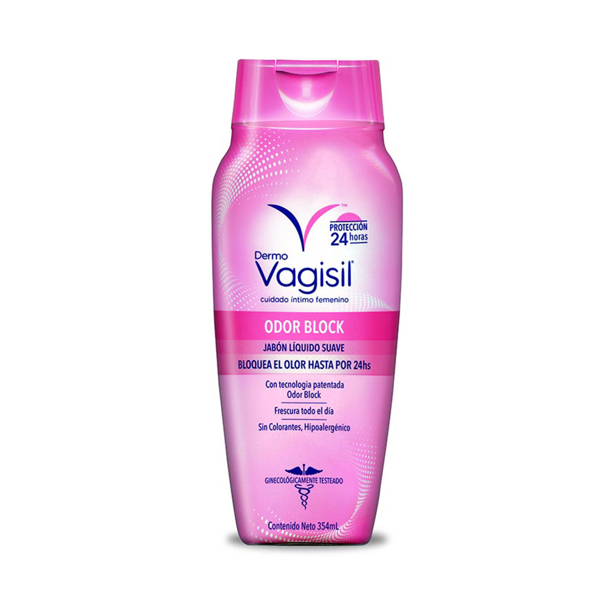 Jabón líquido íntimo Dermovagisil odor block 355 cc.