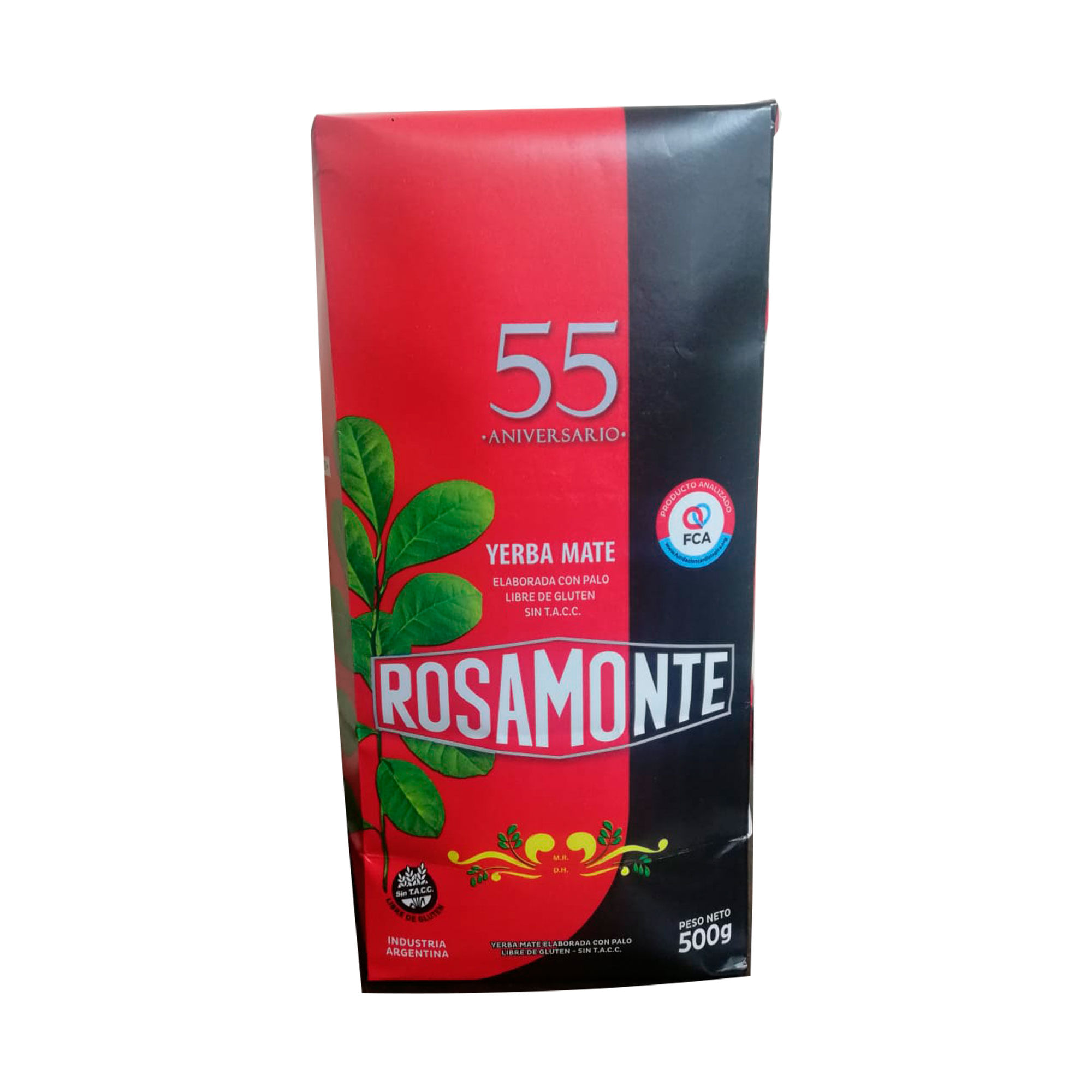 Yerba mate Rosamonte 55 aniversario 500 g.