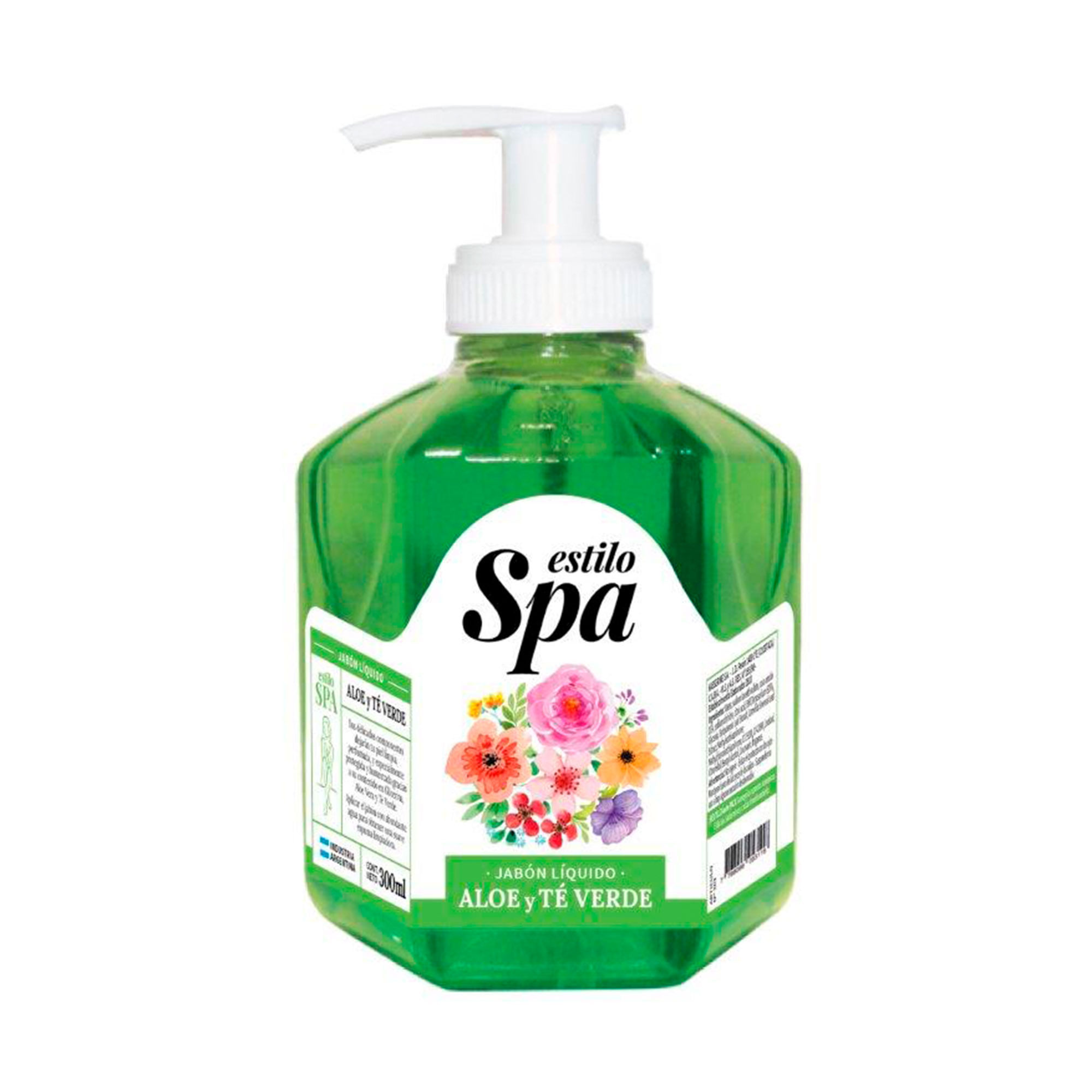 Jabon líquido Estilo Spa aloe y té verde 300 cc.
