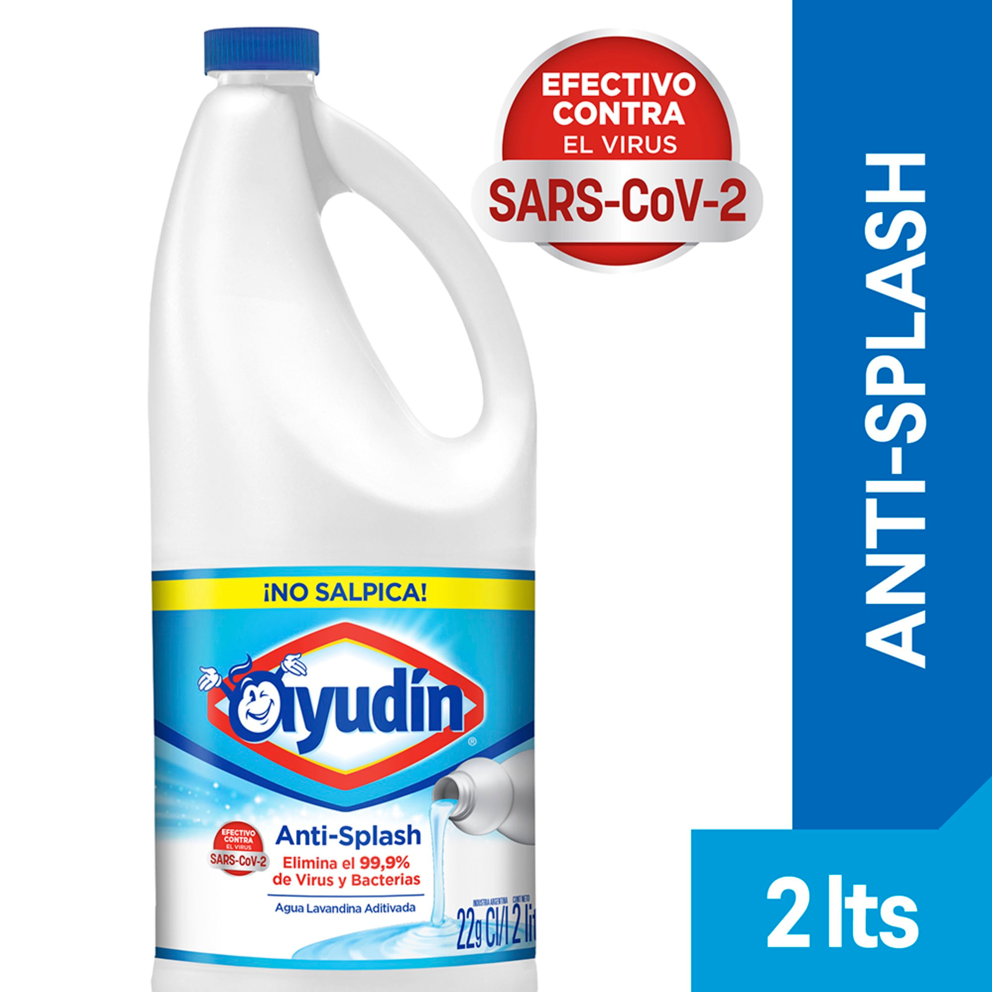 Lavandina Ayudín anti-splash 2 l.
