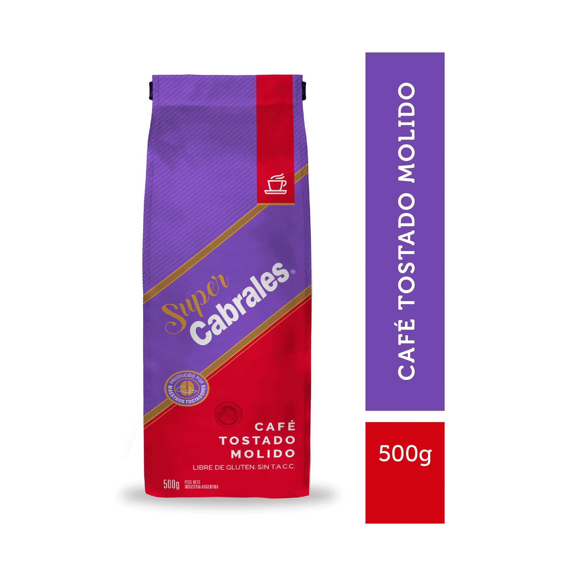 Café tostado molido super Cabrales 500 grs