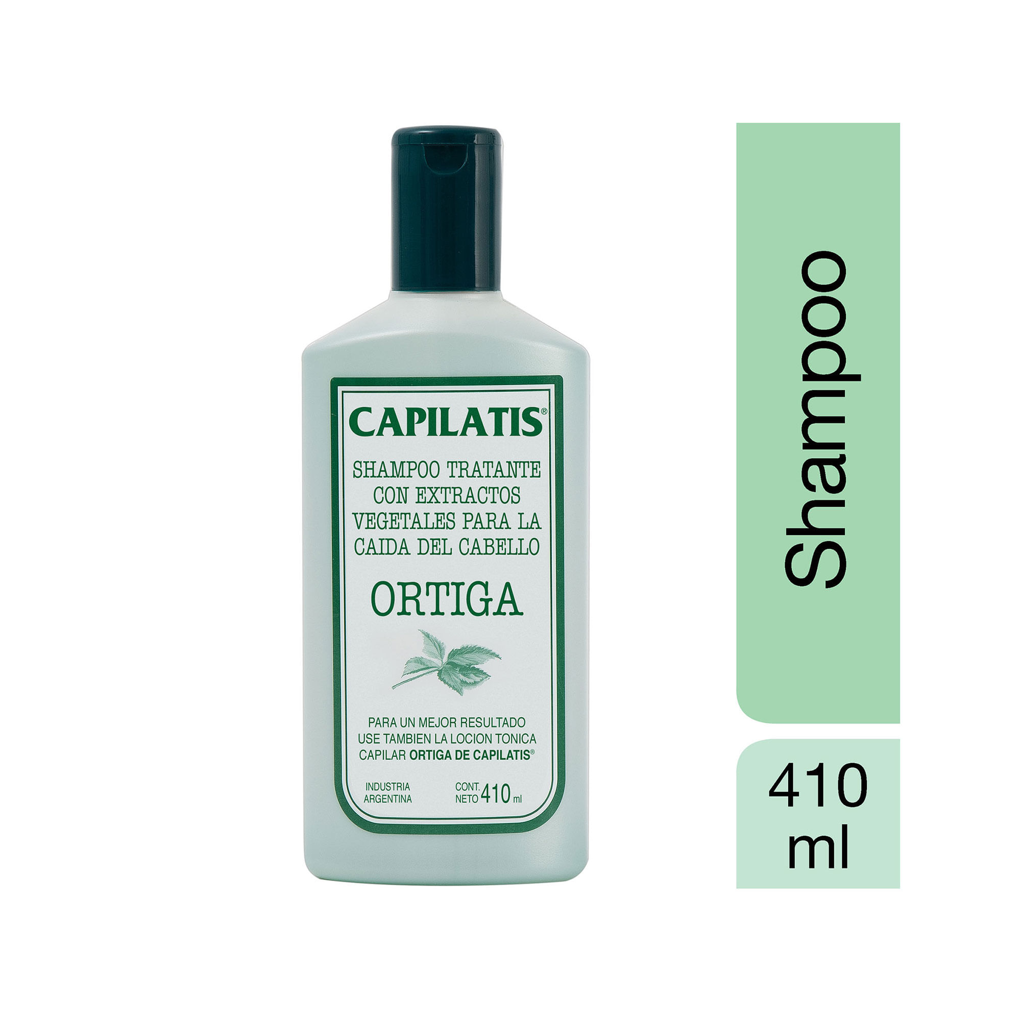 Shampoo Capilatis Ortiga caída de cabello 410 cc.