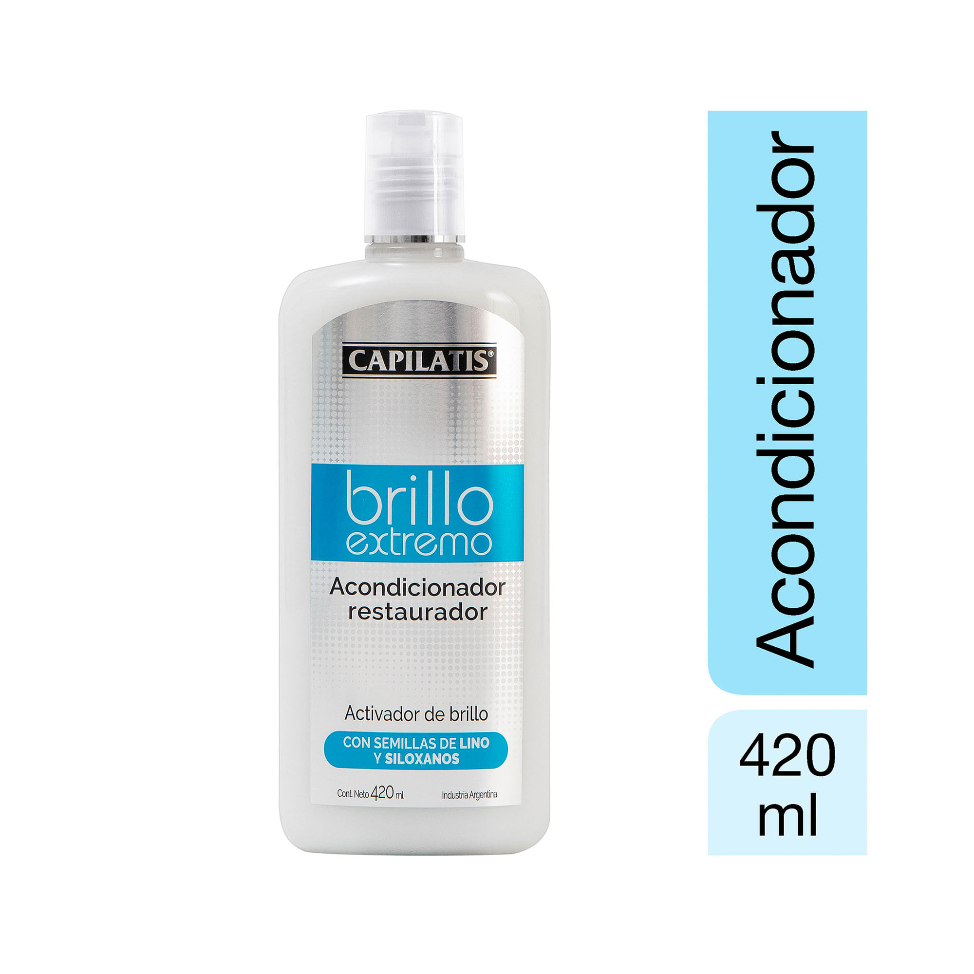 Acondicionador Capilatis brillo extremo 420 cc.
