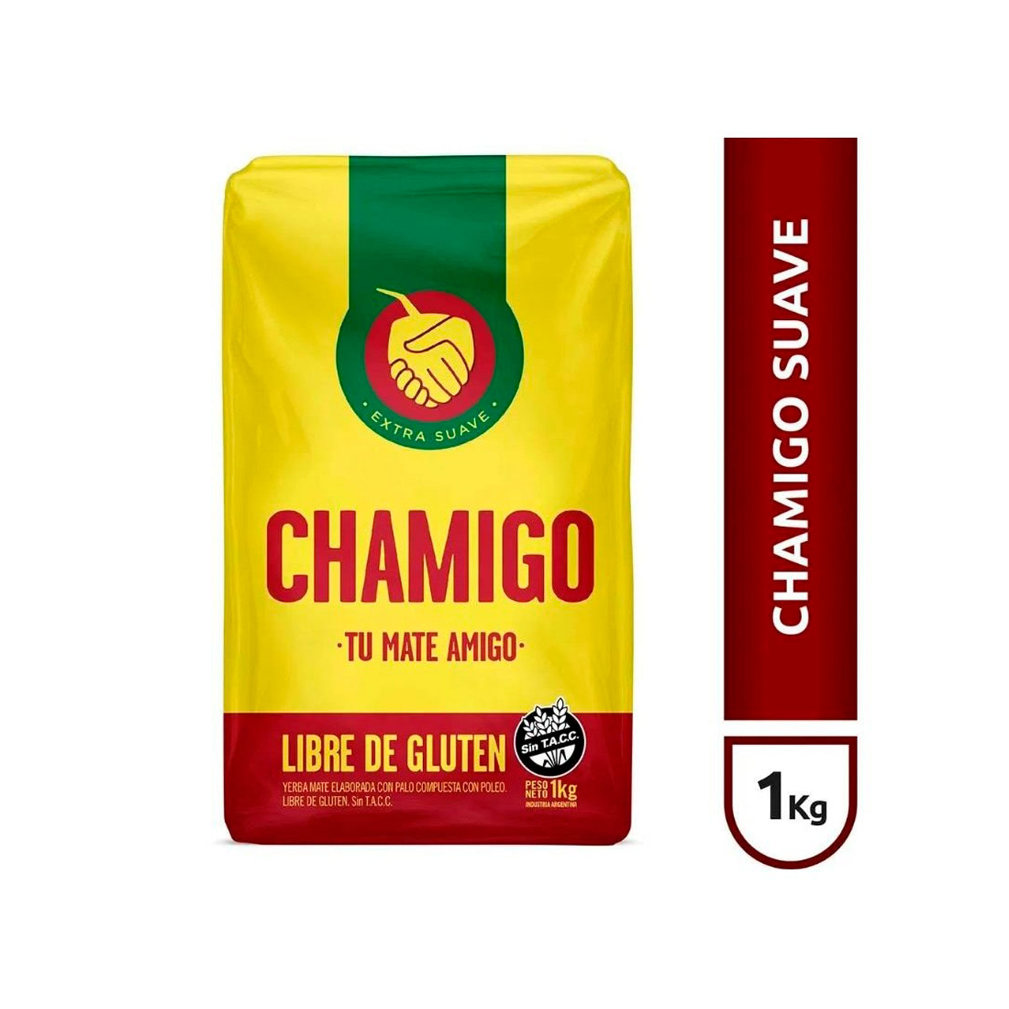 Yerba mate Chamigo con palo sin tacc 1 kg.
