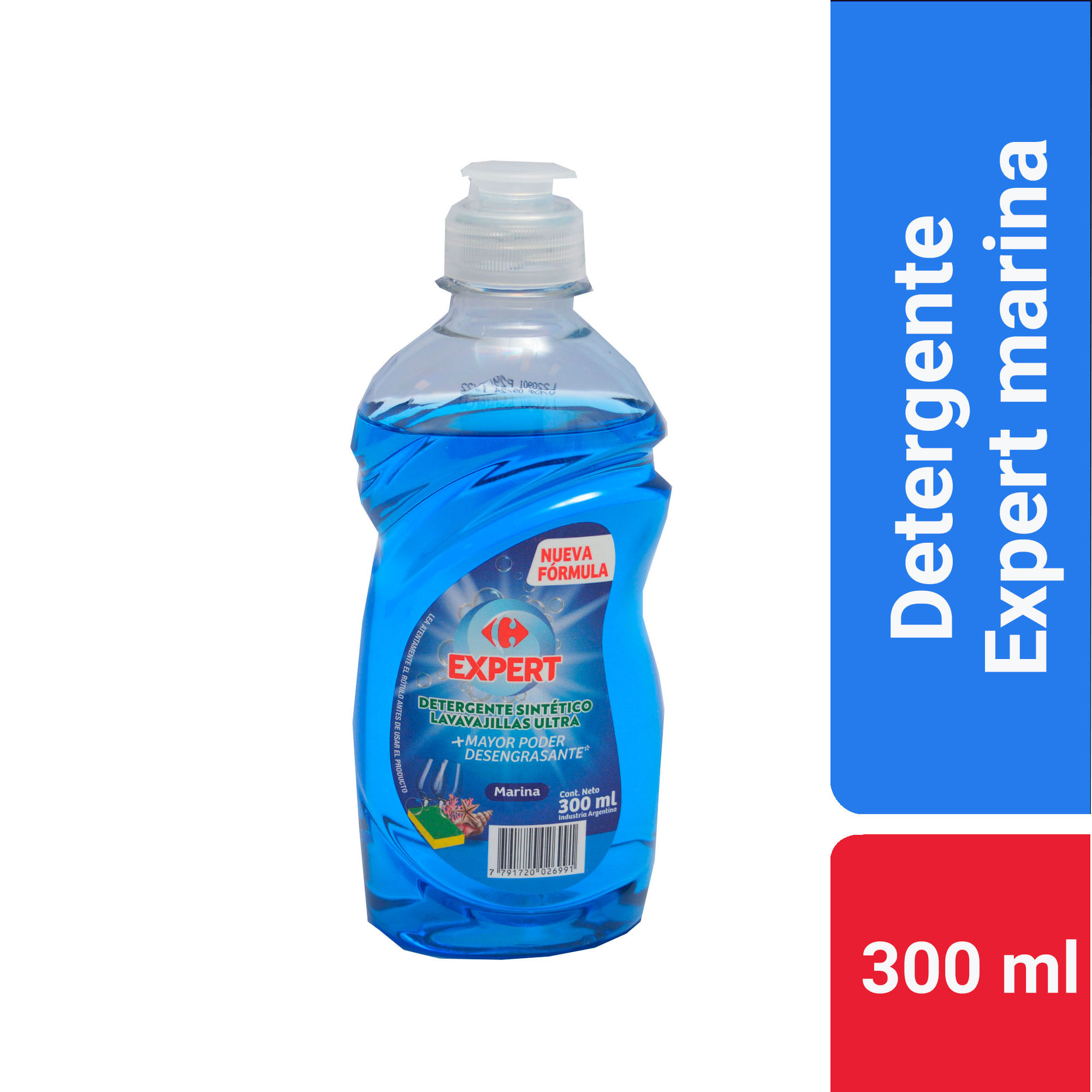 Detergente ultra Carrefour expert marina 300 cc.