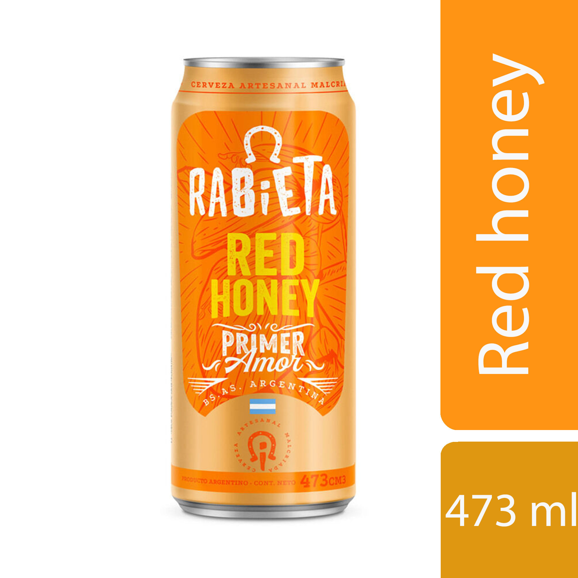 Cerveza roja Rabieta Honey 473 ml