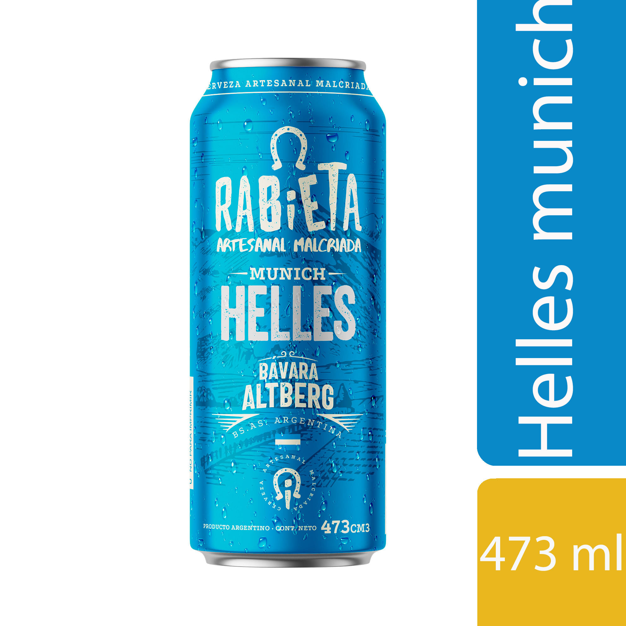 Cerveza Rabieta Helles Munich 473 ml