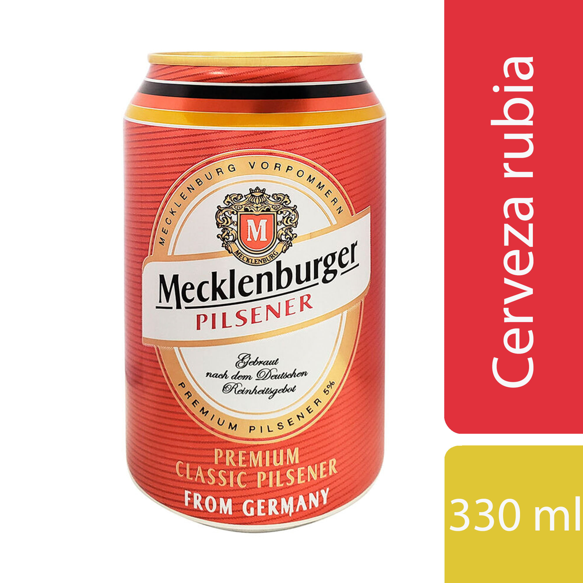 Cerveza rubia Mecklenburger Pilsener 330 ml