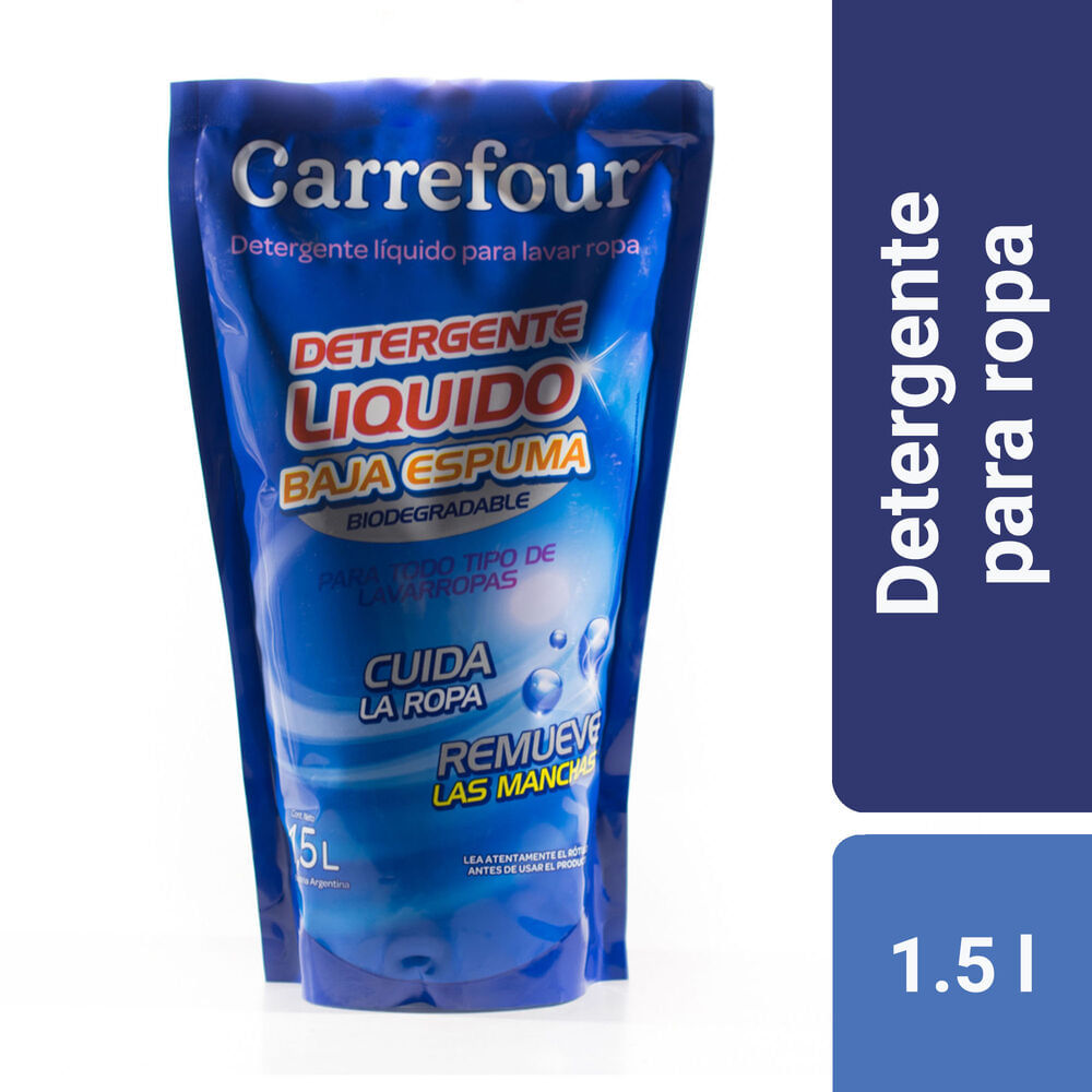 Jabon líquido para ropa Carrefour expert doypack 1.5 lts