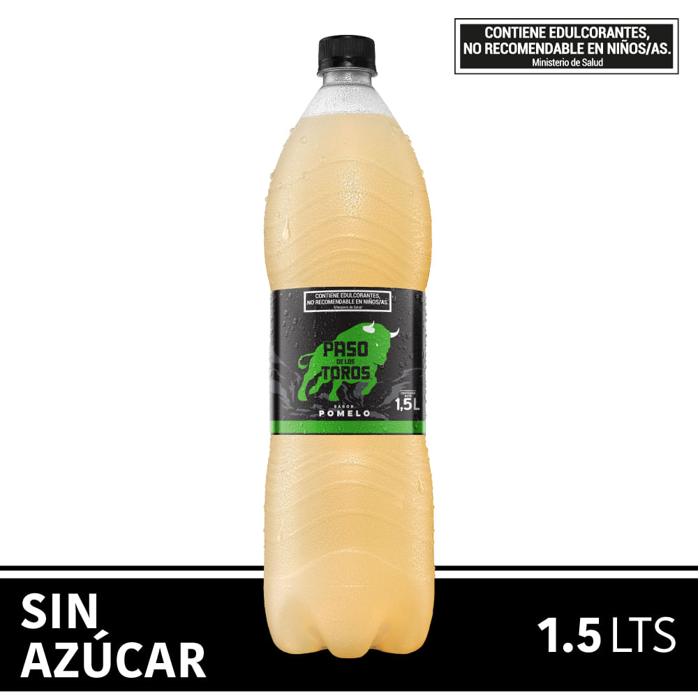 Gaseosa pomelo Paso de los Toros sin azúcar pet 1,5 lts