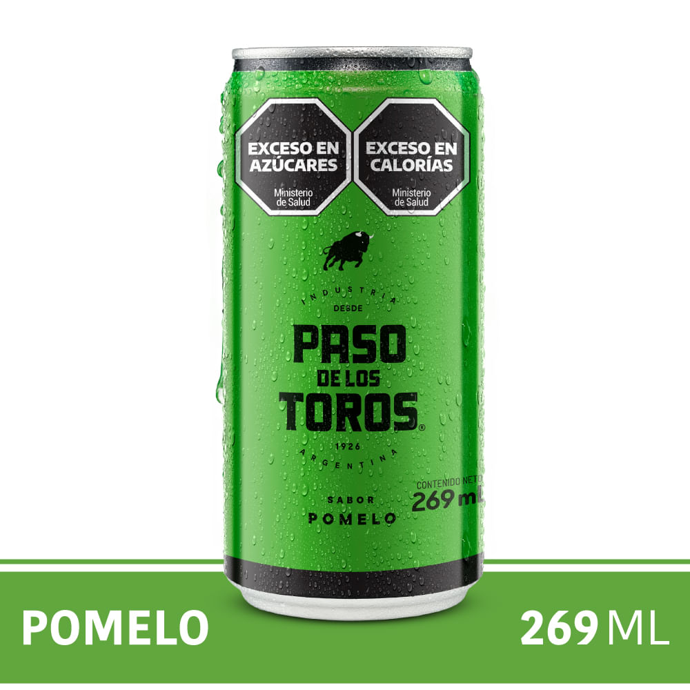 Gaseosa pomelo Paso de los Toros en lata 269 ml
