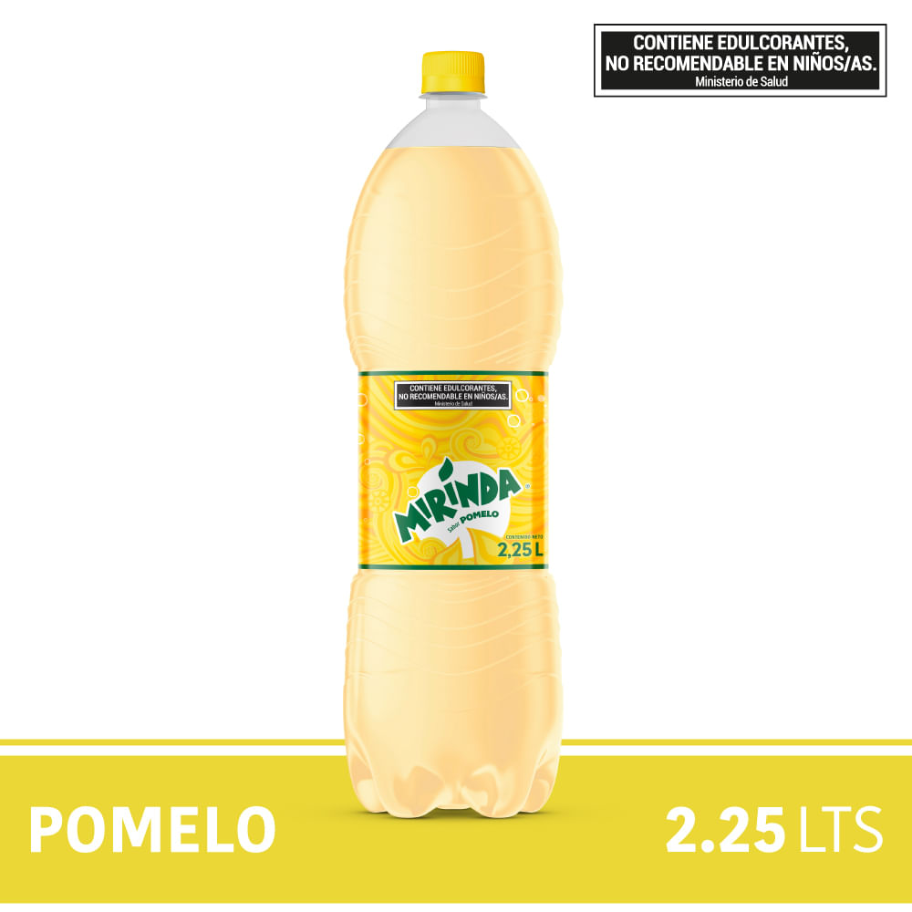 Gaseosa pomelo Mirinda regular pet 2,25 lts