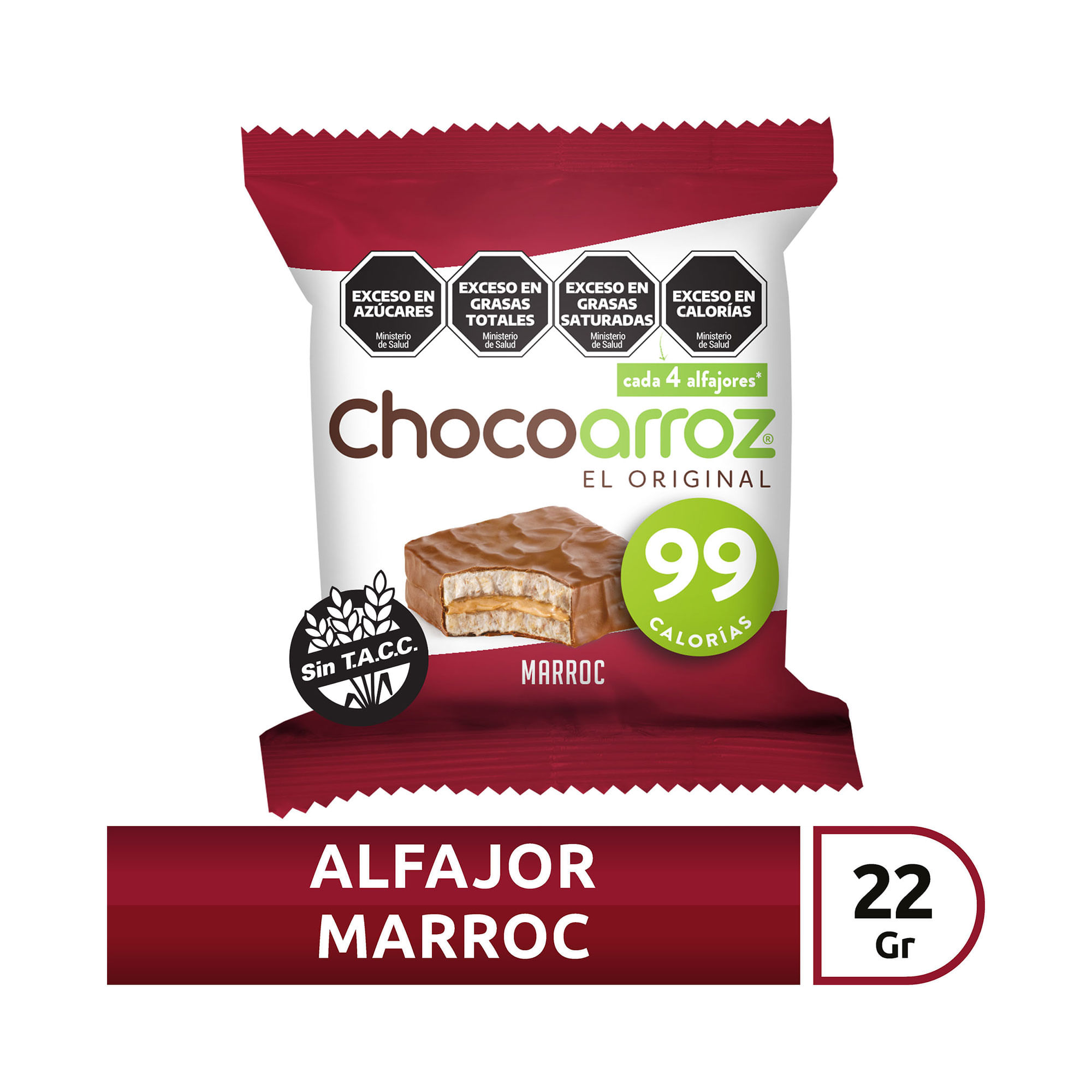 Alfajor arroz marroc Chocoarroz 22 g