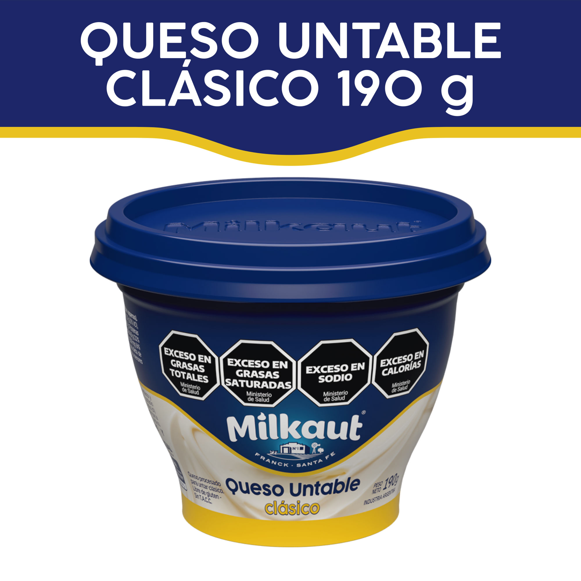 Queso untable Milkaut tradicional 190 g