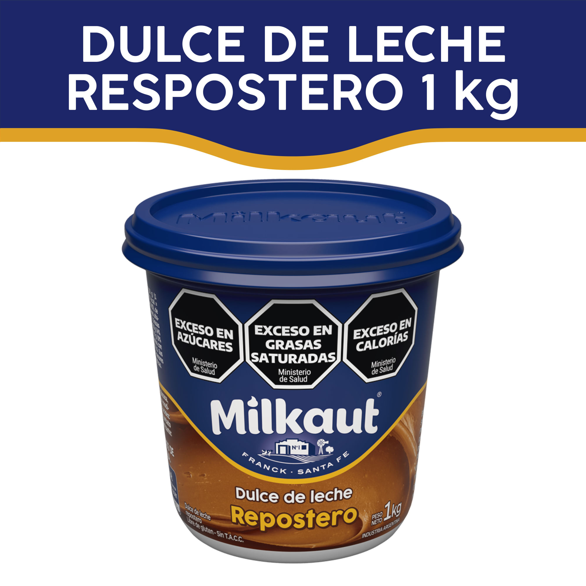 Dulce de leche repostero Milkaut 1 kg