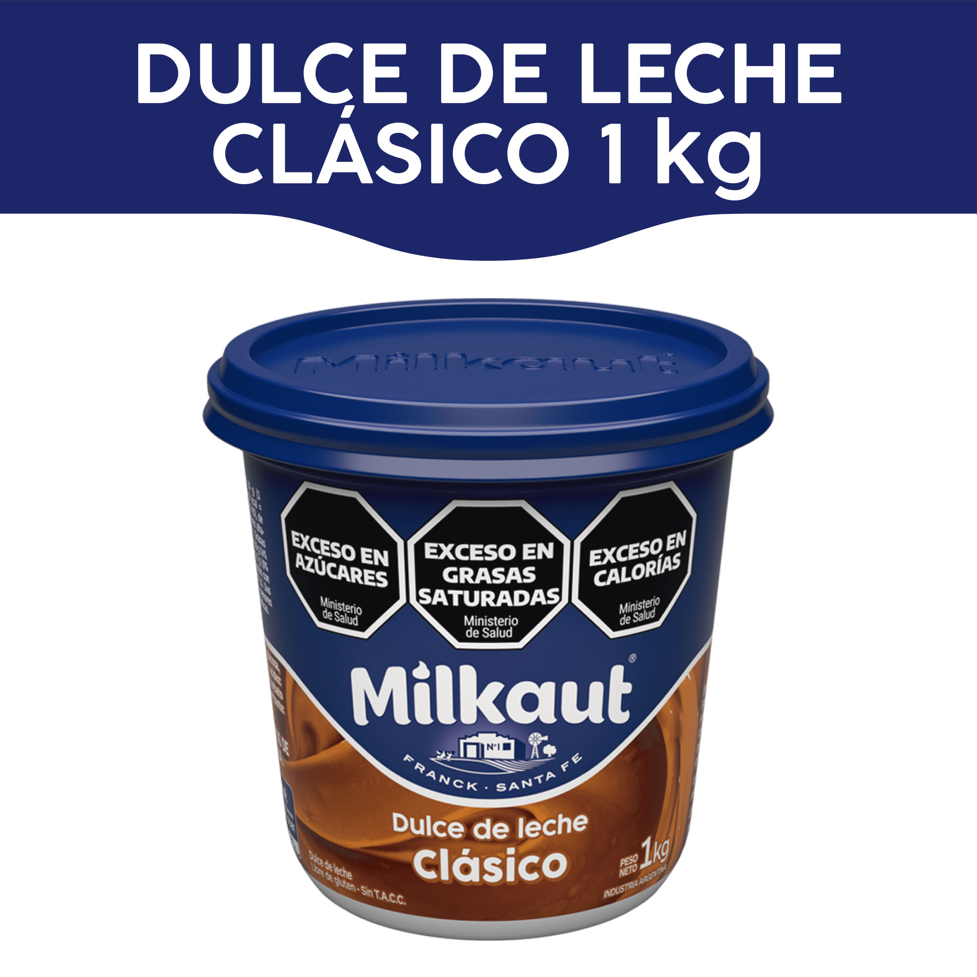 Dulce de leche clásico Milkaut 1 kg