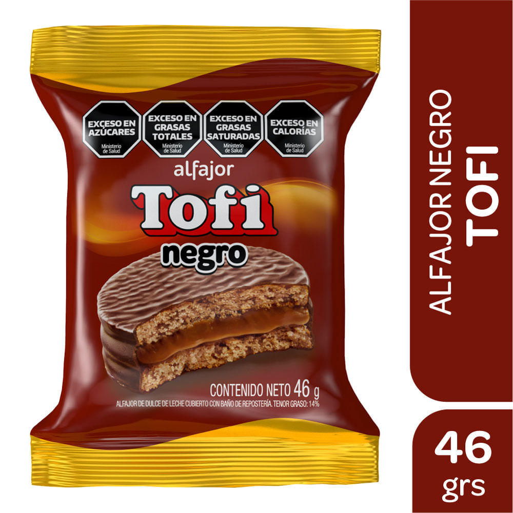 Alfajor Tofi negro 46 g