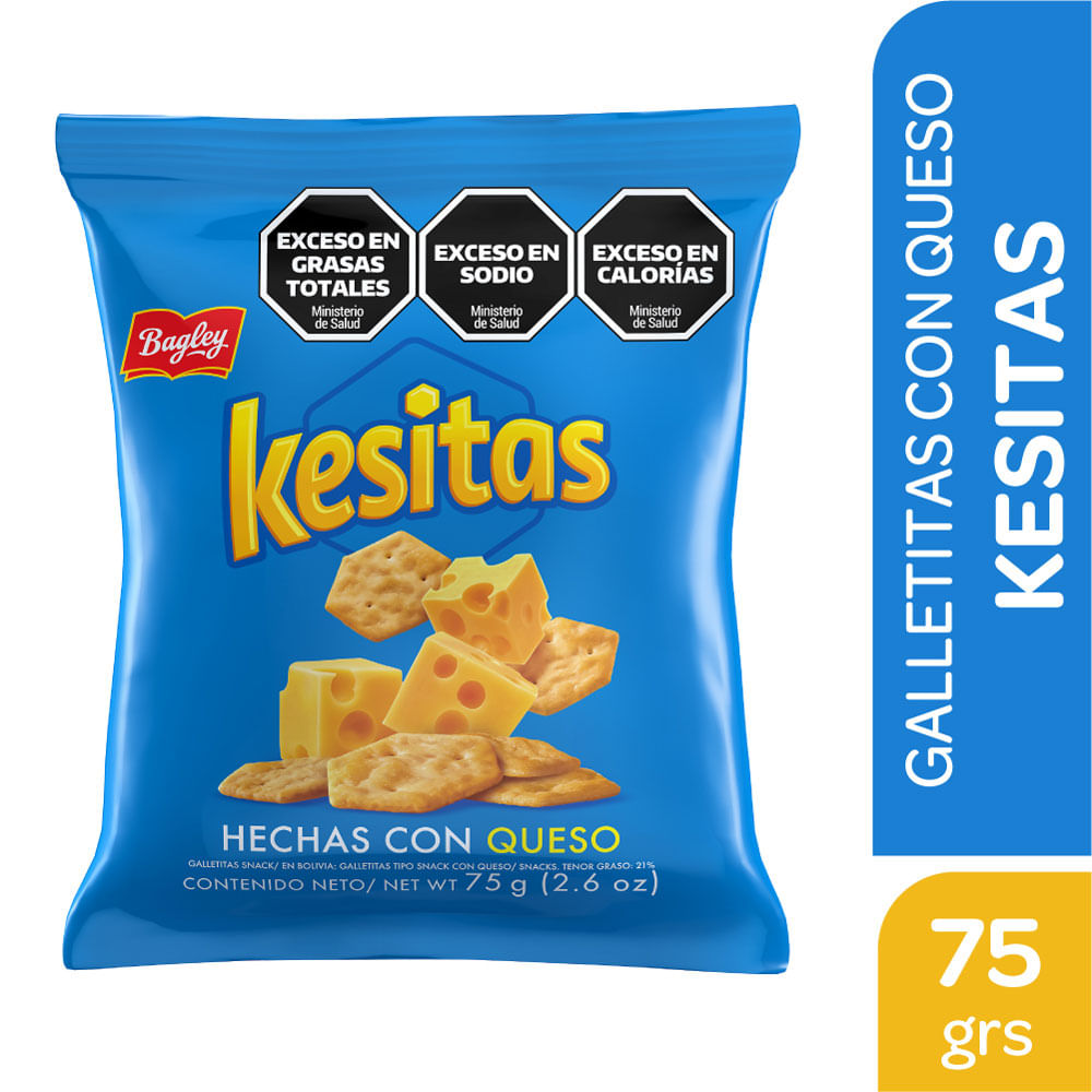 Galletitas crackers Kesitas Rex 75 g.