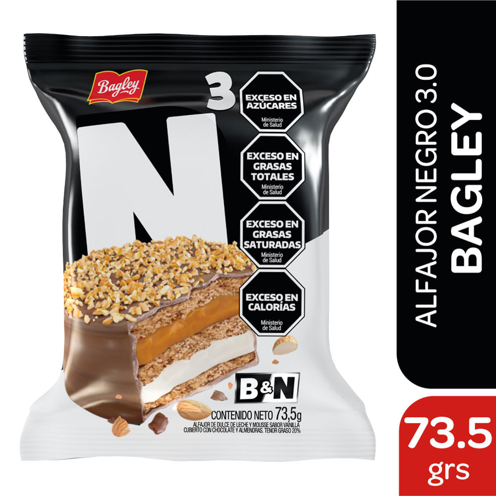 Alfajor B&N chocolate 3.0 73.5 g.