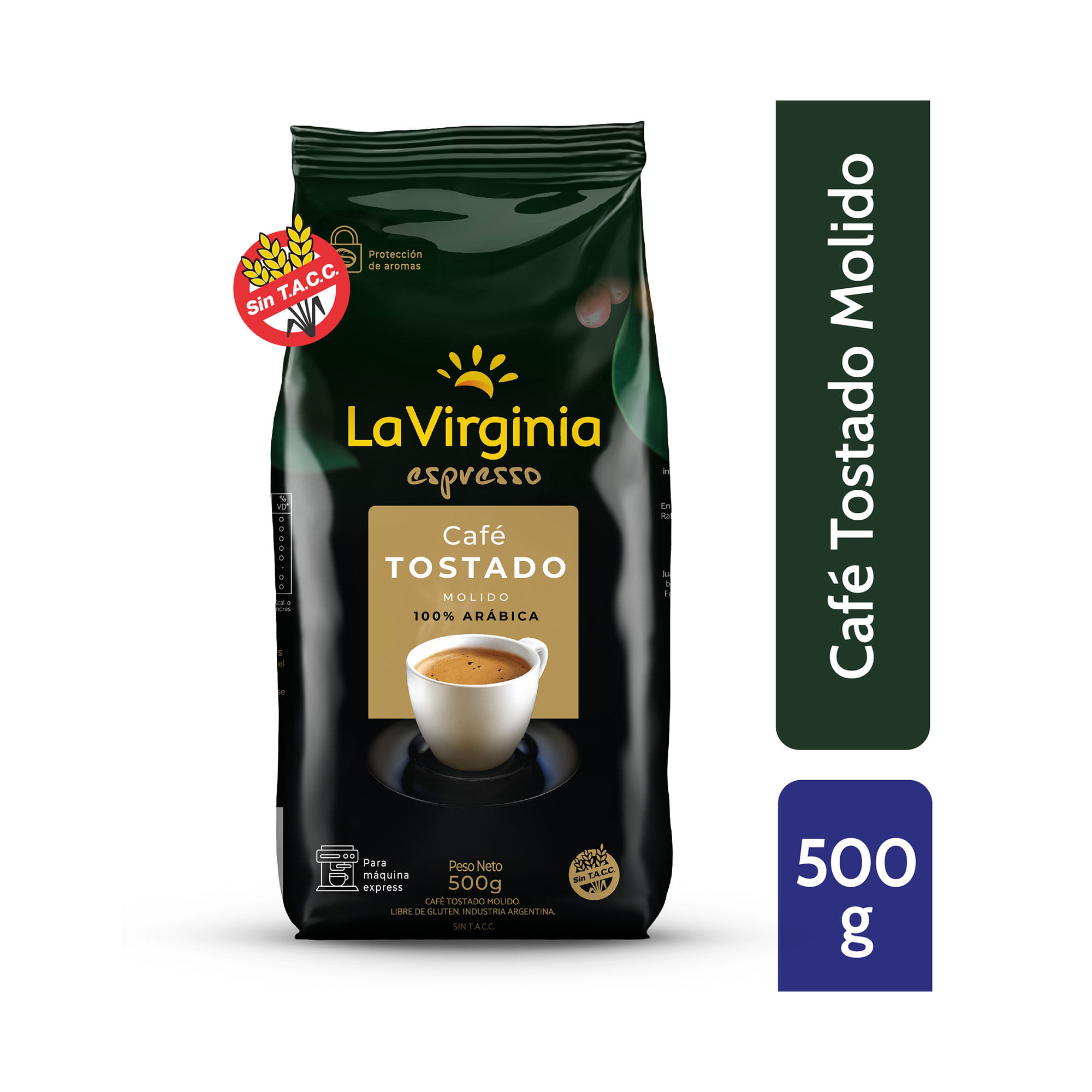 Café tostado molido La Virginia 500 grs