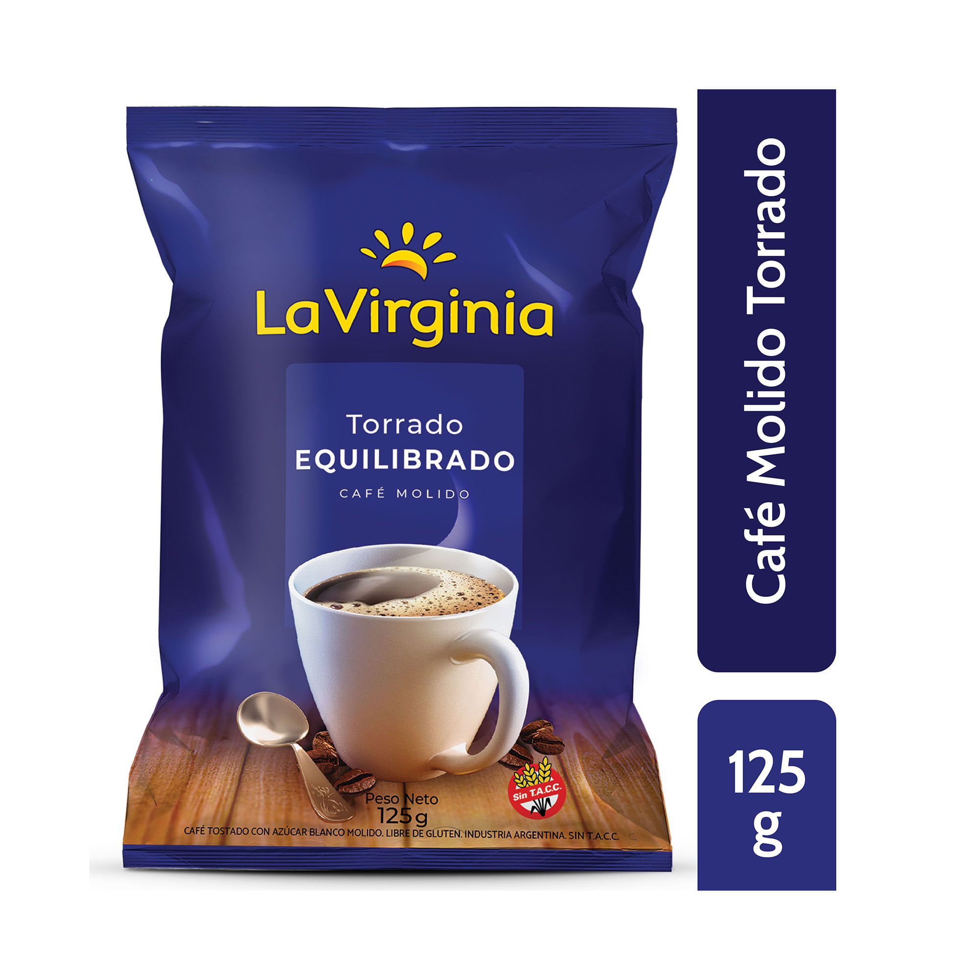 Café molido torrado La Virginia 125 g.
