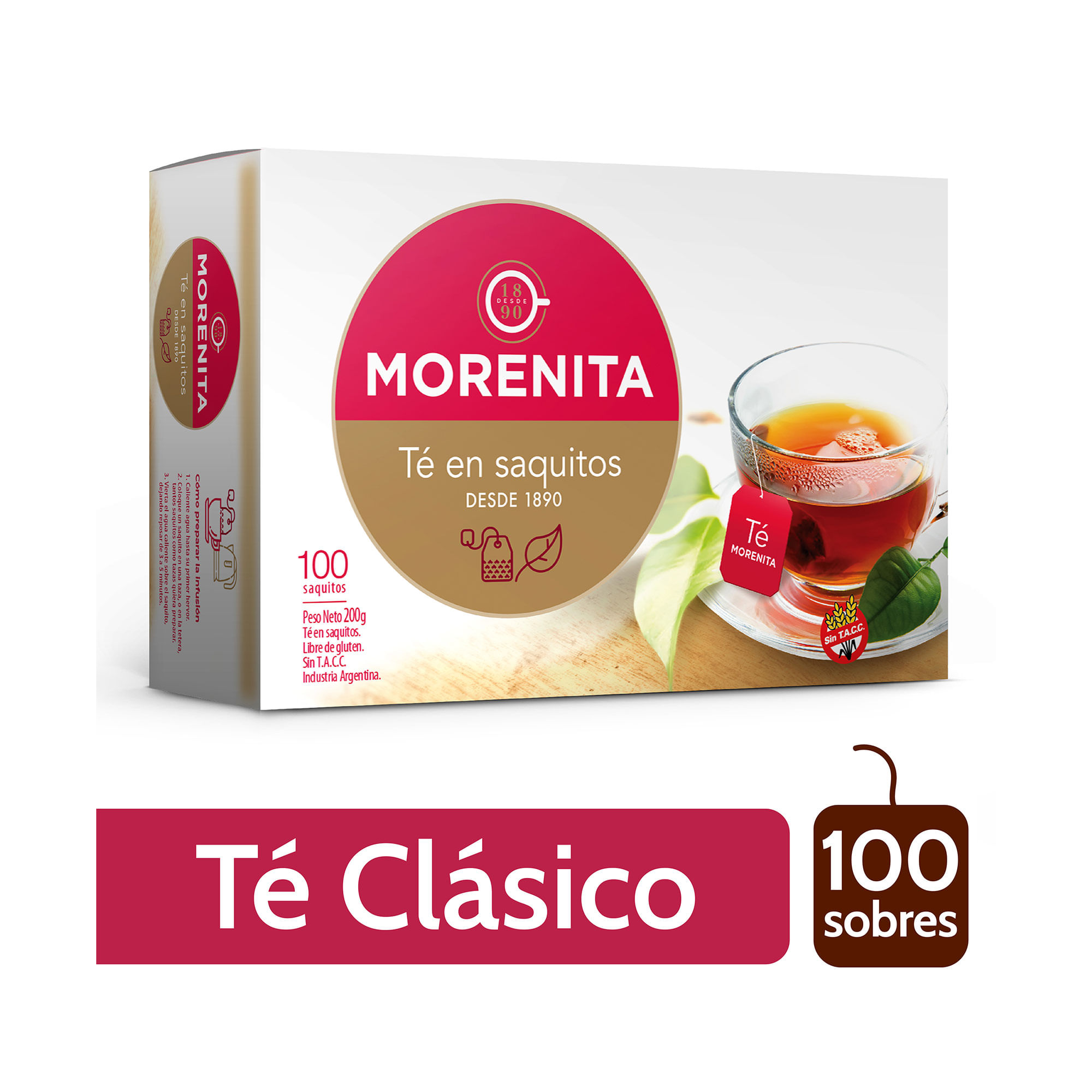 Té Morenita en saquitos la x 100 uni